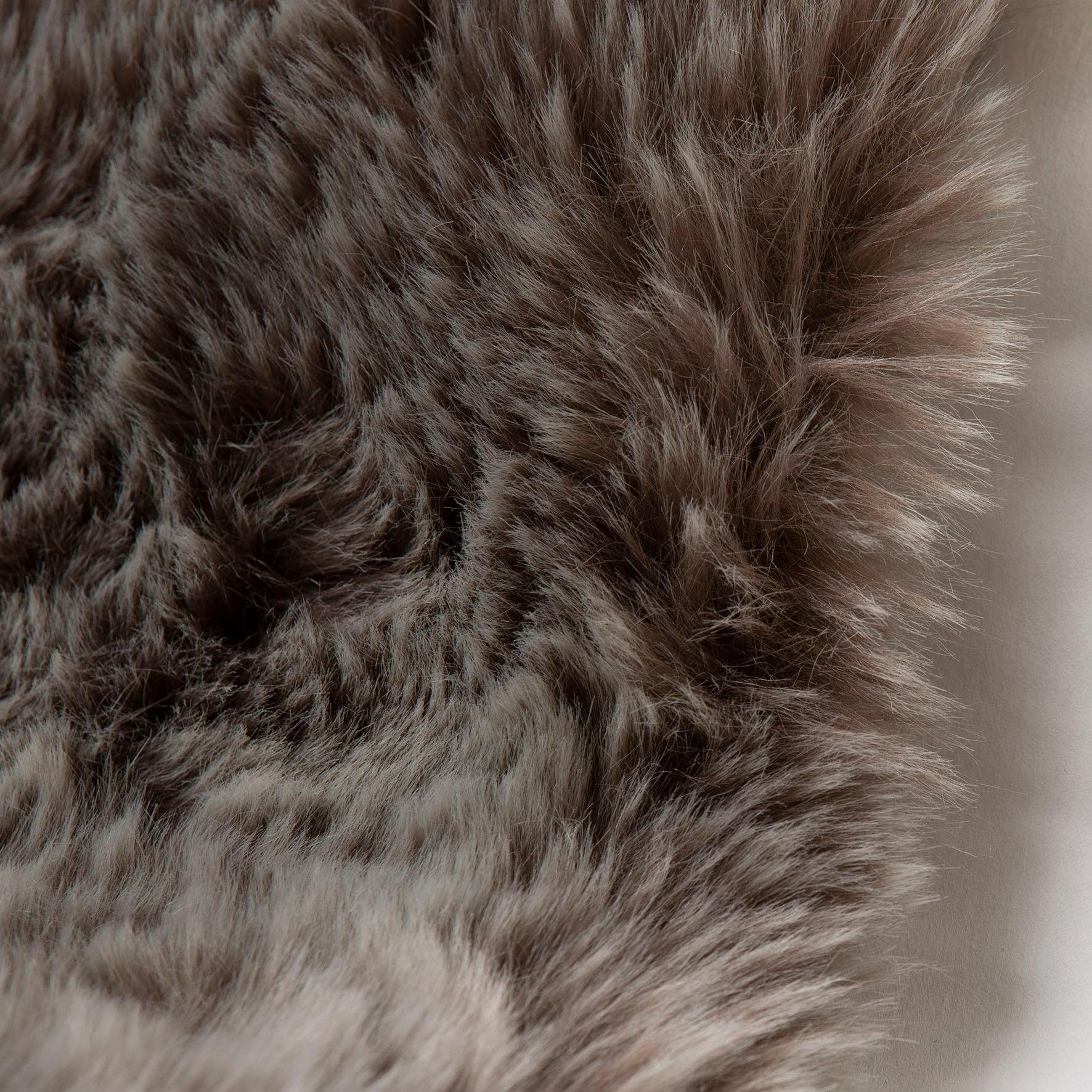 Obsession Fellteppich »My Samba 495« rechteckig 40 mm Höhe Kunstfell, handgetuftet, changierende Farben, Hochflor, kuschelig