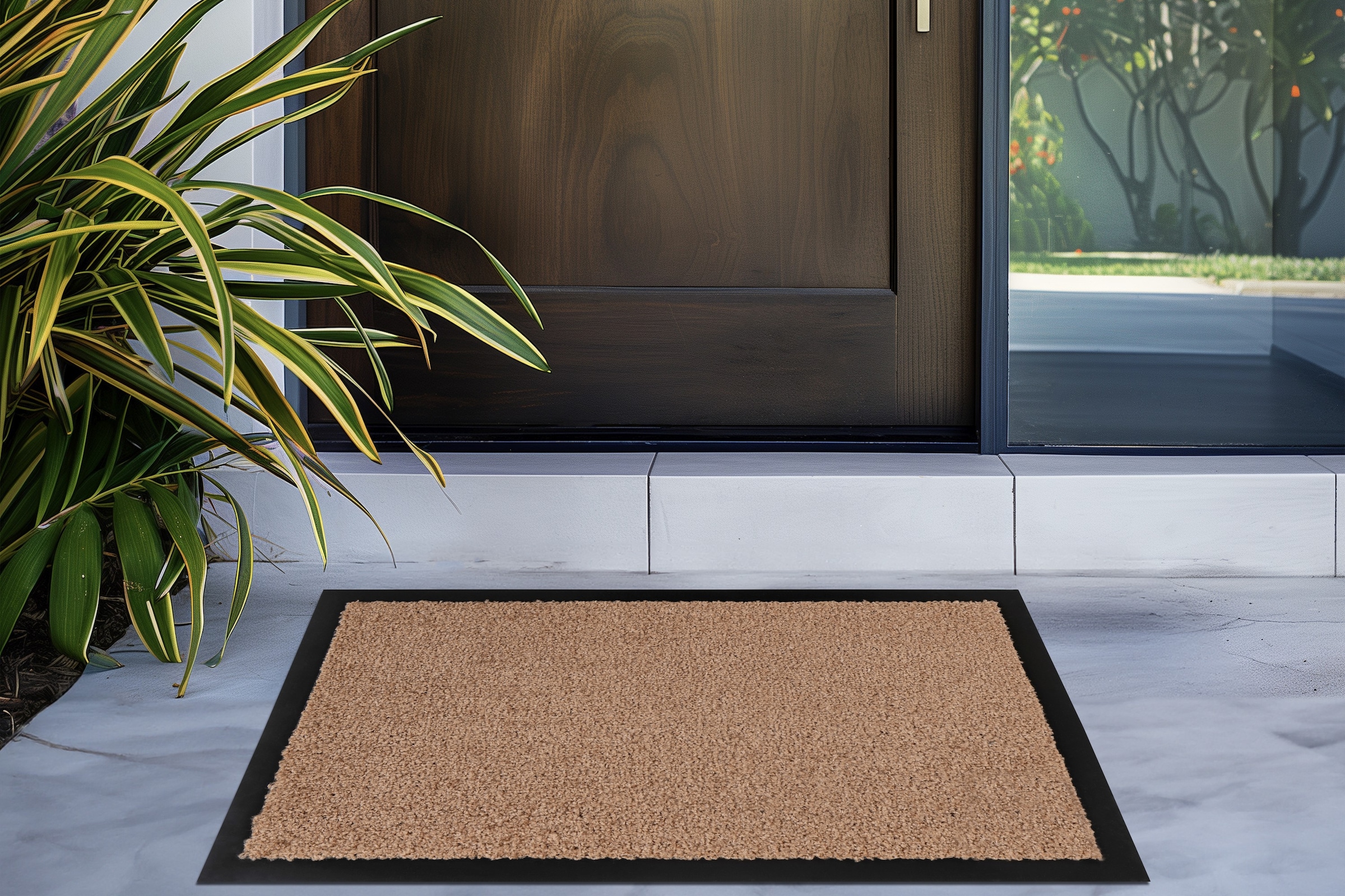 Kayoom Fußmatte "Light Entry 525" rechteckig 8 mm Höhe Türmatte, Schmutzfang, Eingang