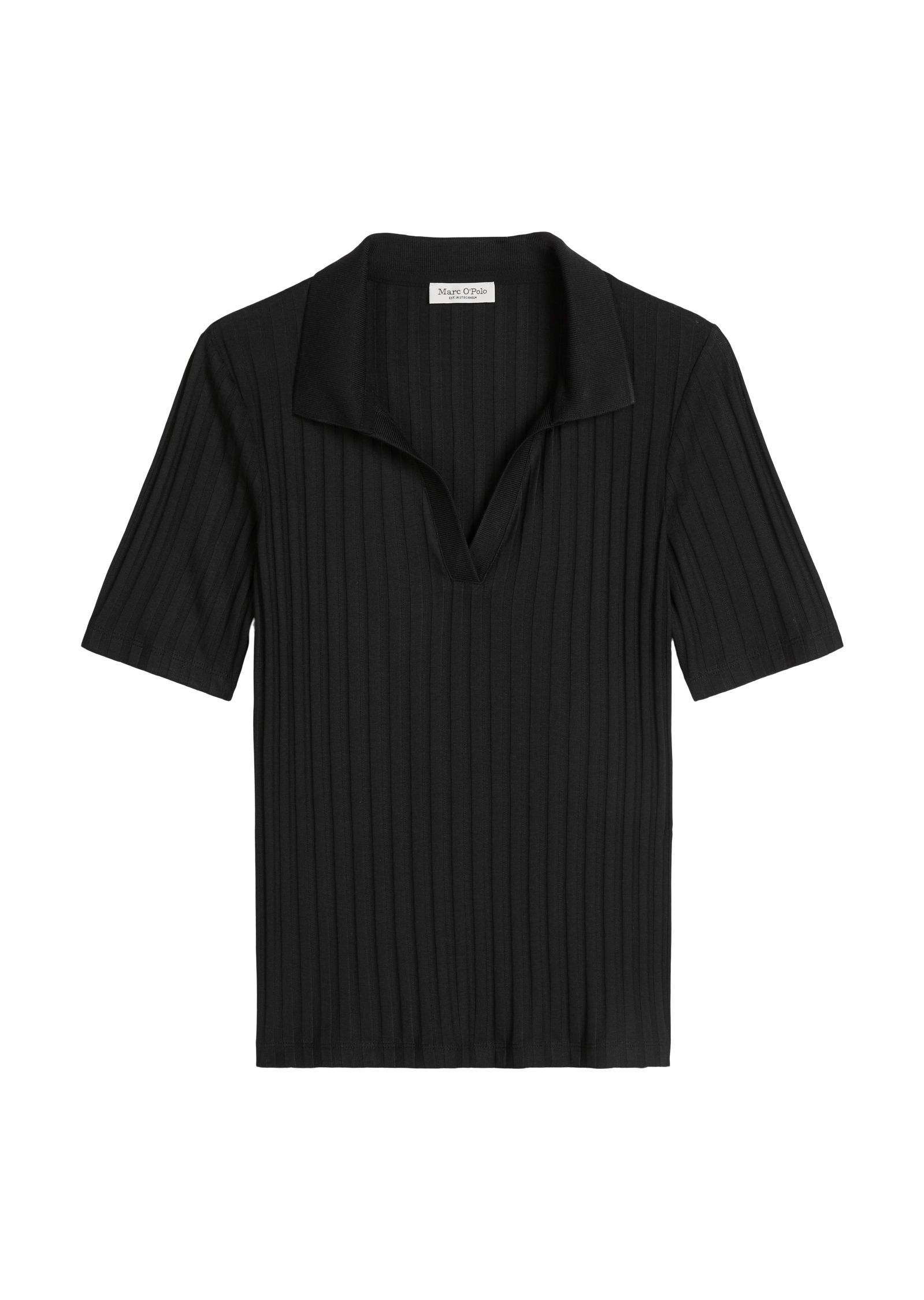 Marc O'Polo Polo Pointelle slim avec TENCEL™ Modal