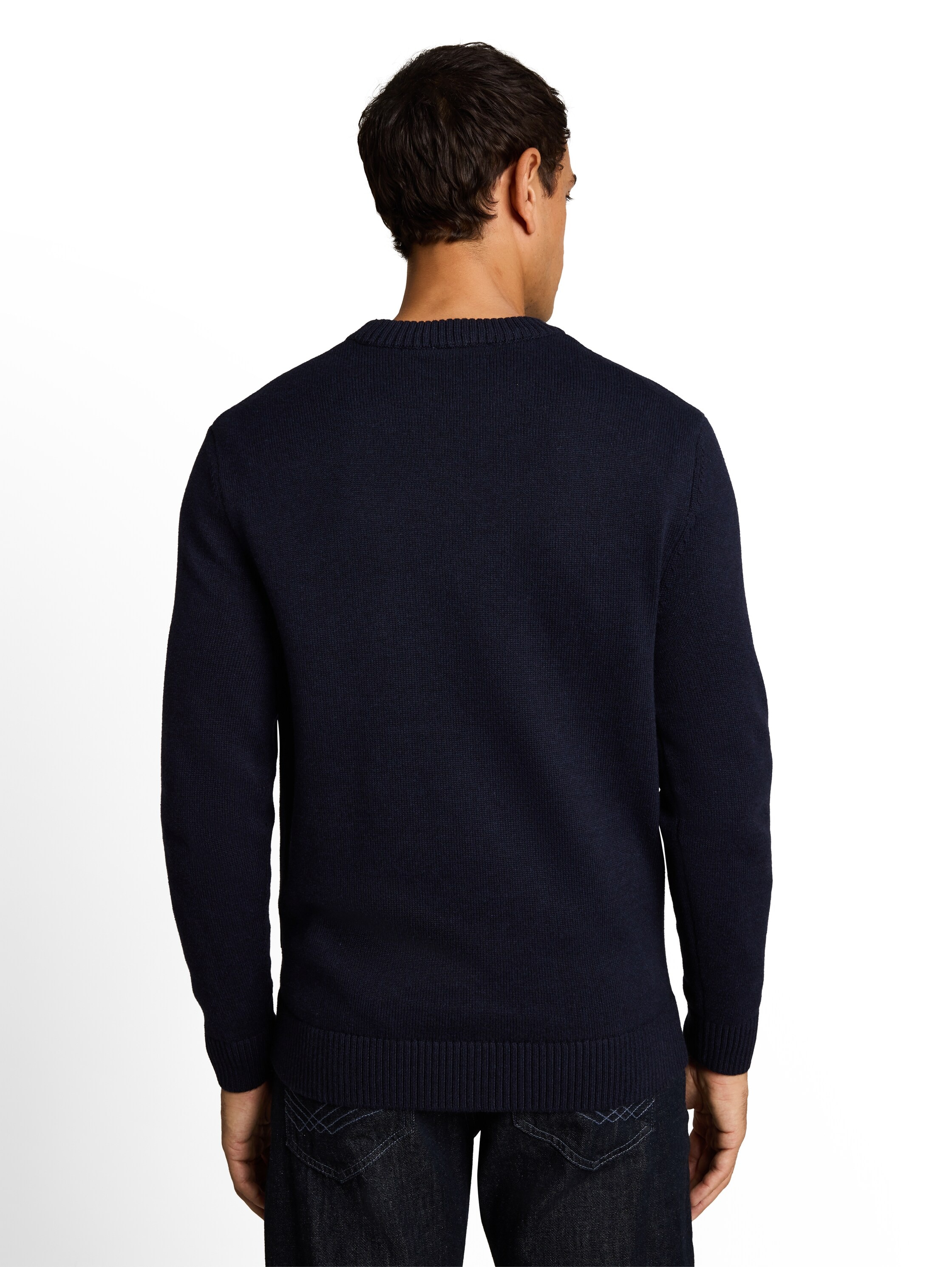 TOM TAILOR Pull en tricot À col rond / coton