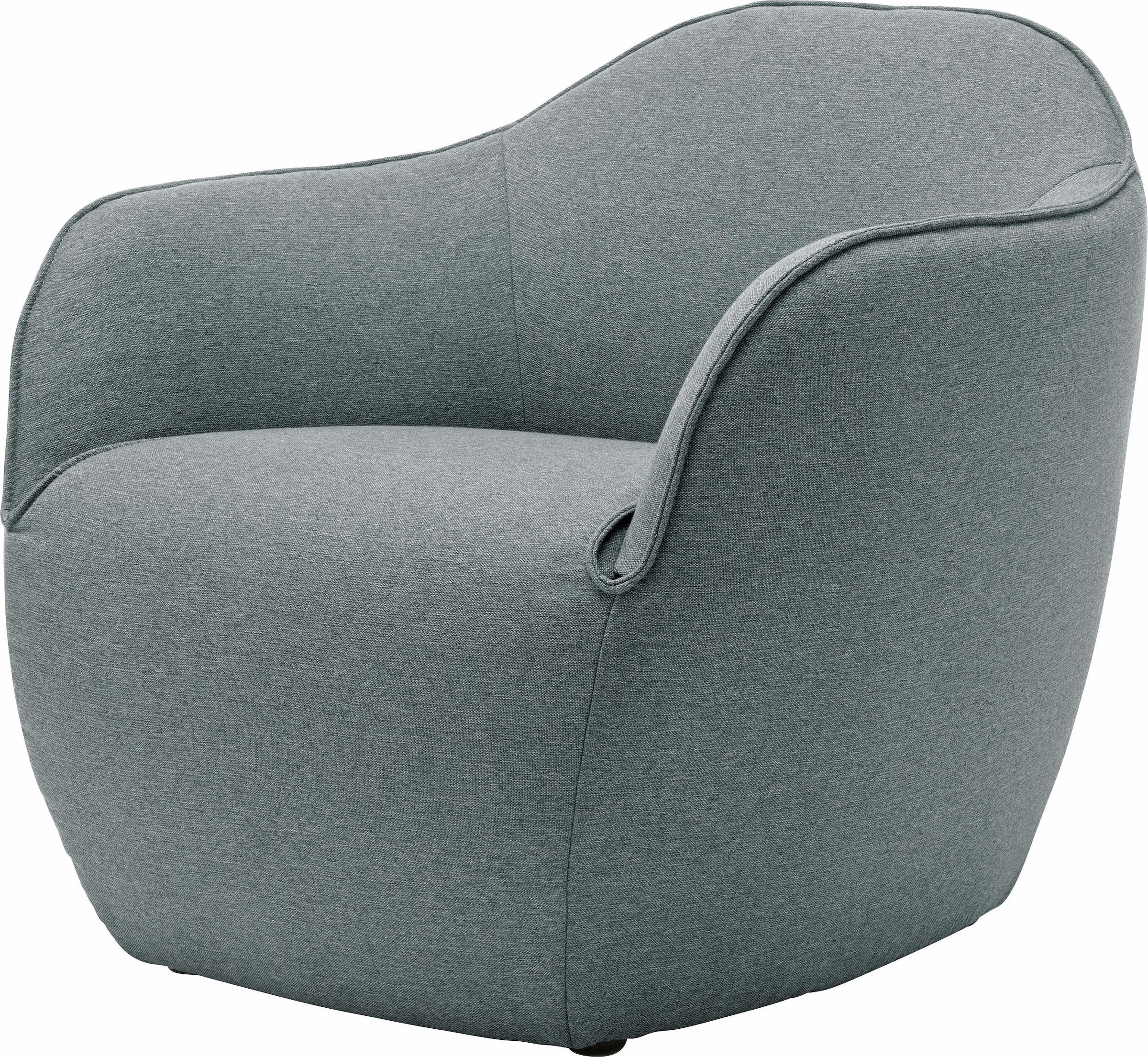 Creation BY ROLF BENZ Fauteuil »CR.480 Designsessel, Loungesessel, Breite 79cm« au choix en cuir ou en chenille
