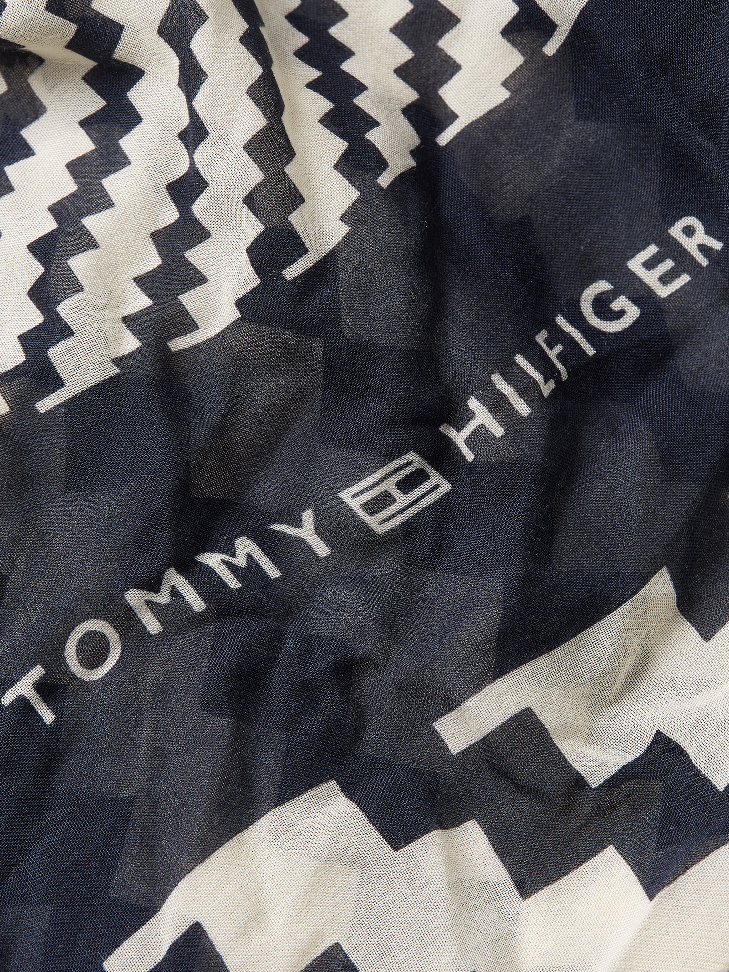 Hilfiger ♕ FLAG Hilfiger Tommy »ESSENTIAL Schal auf mit Tommy versandkostenfrei Logo SCARF«,