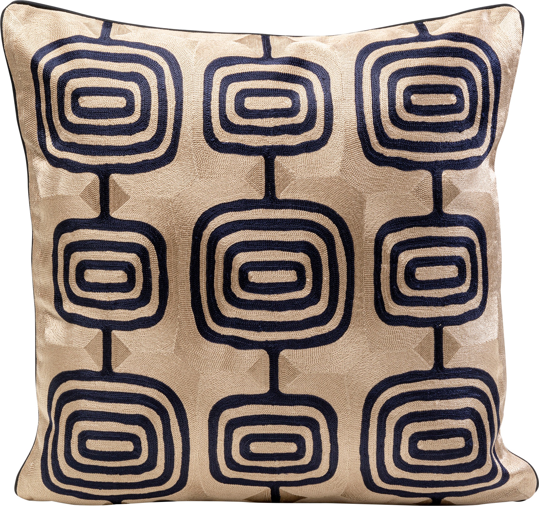 Image of Kare Design Dekokissen "Catena Square, Kissenhülle mit Füllung, 50x50 cm" stützt Kopf und Nacken angenehm und sorgt für erholsamen Schlaf