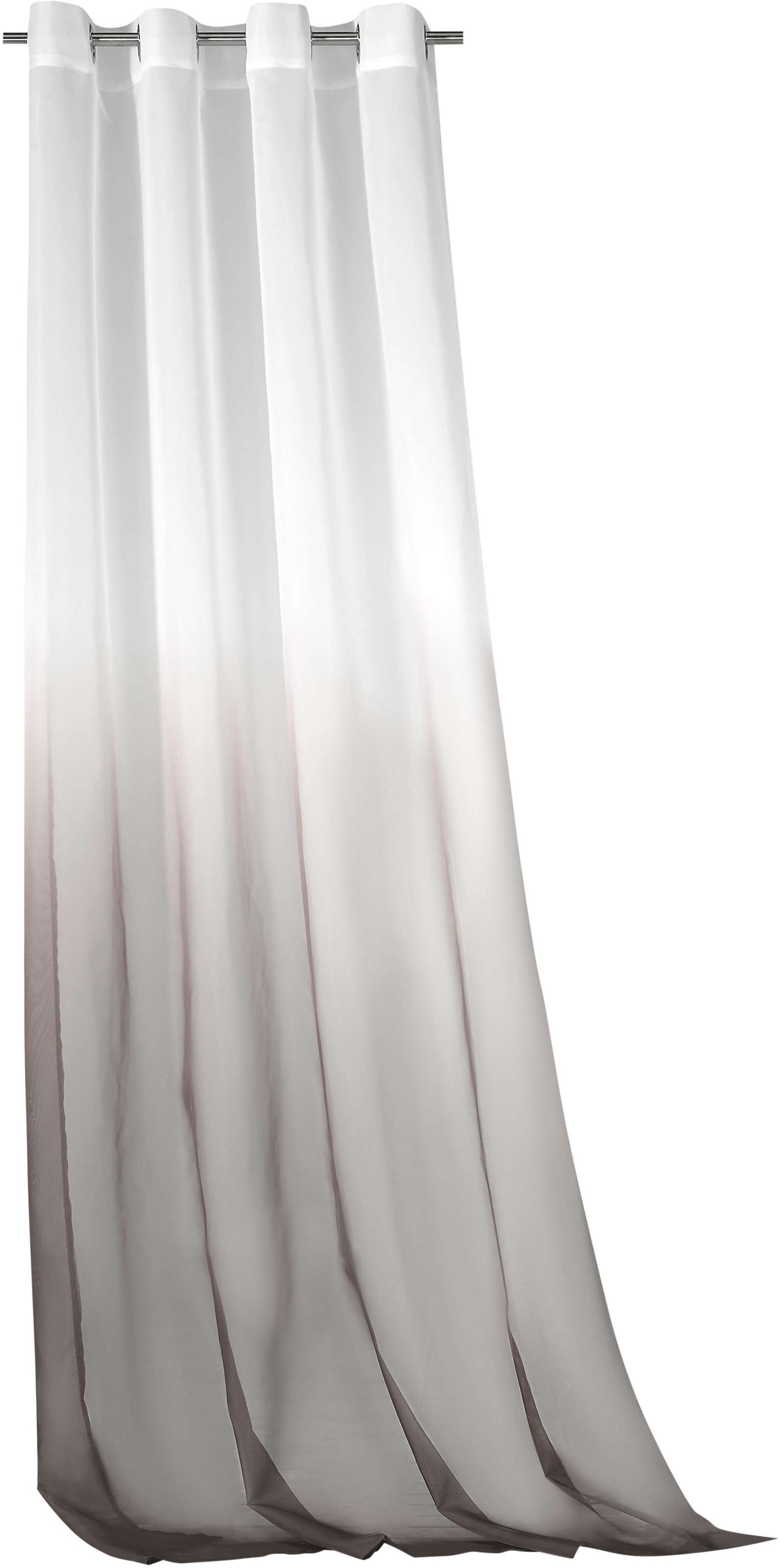 Image of Weckbrodt Vorhang "Maischa" Ösen 1 Stk. tlg. Voile, transparent mit Farbverlauf, Gardine, Store