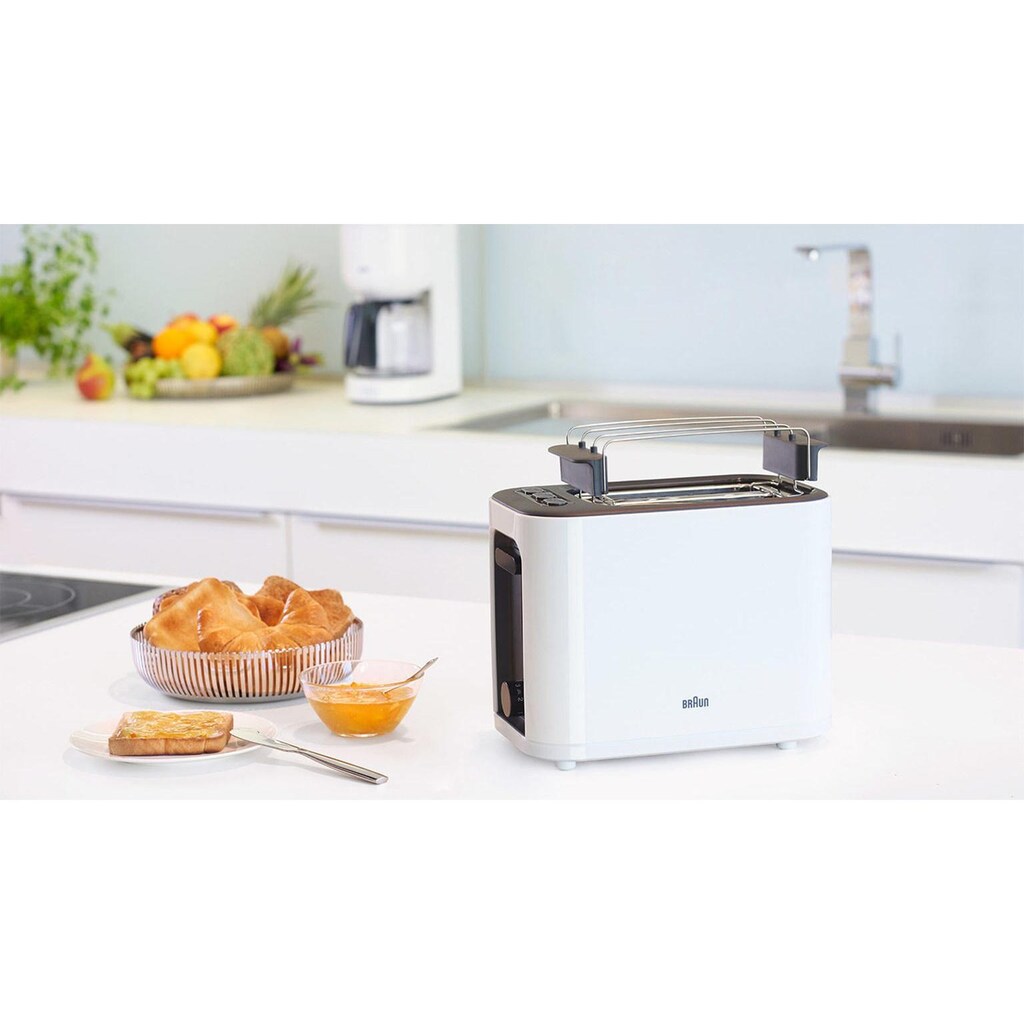 Braun Toaster »PureEase HT3010«, für 2 Scheiben, 1000 W