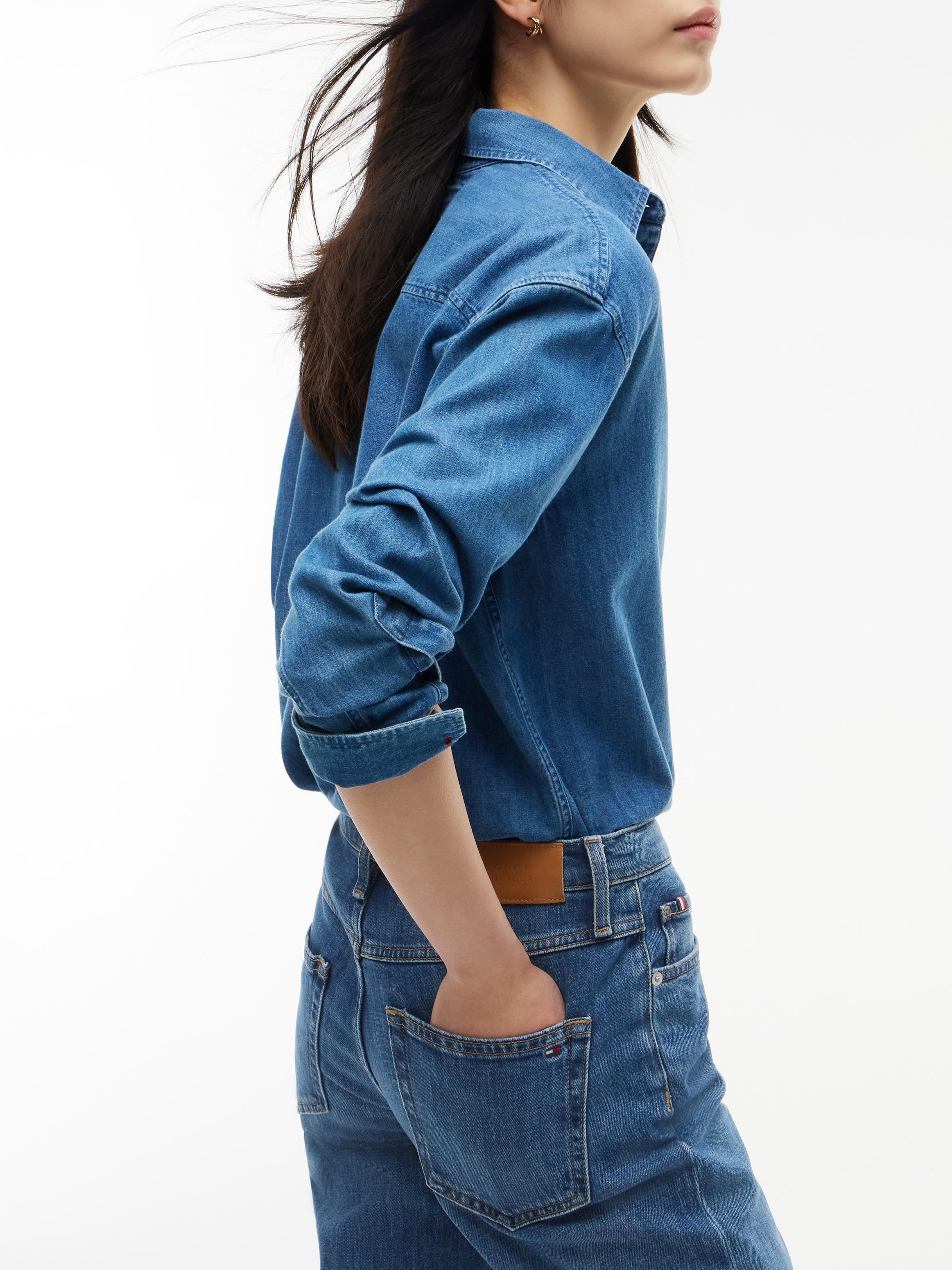 Tommy Hilfiger Jeans skinny »HERITAGE COMO SKINNY RW« avec badge logo Tommy Hilfiger, style 5 poches