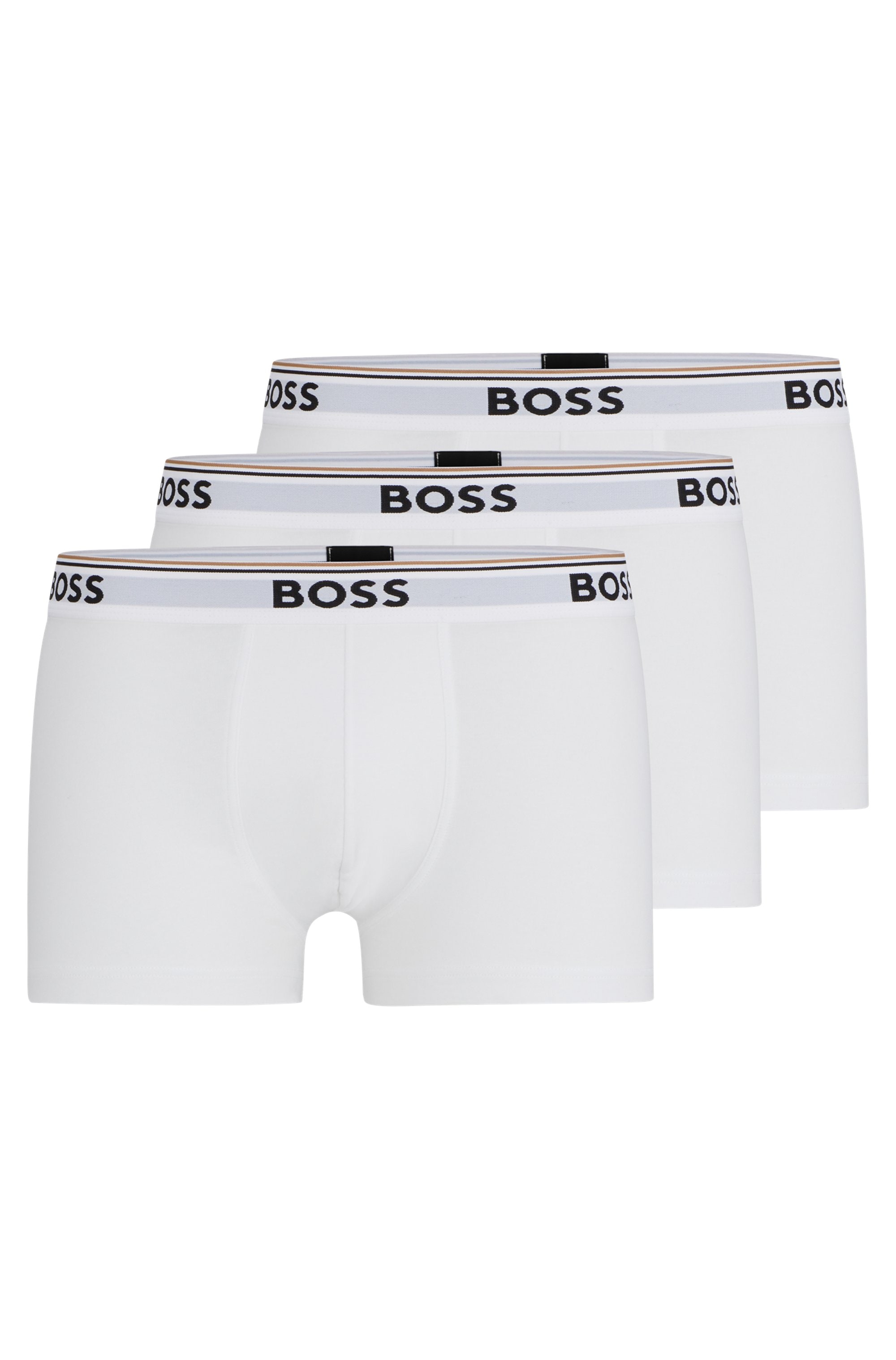BOSS Tronc »TRUNK 3 PACK« 3 cuis BOSS Schriftzug auf dem Bund