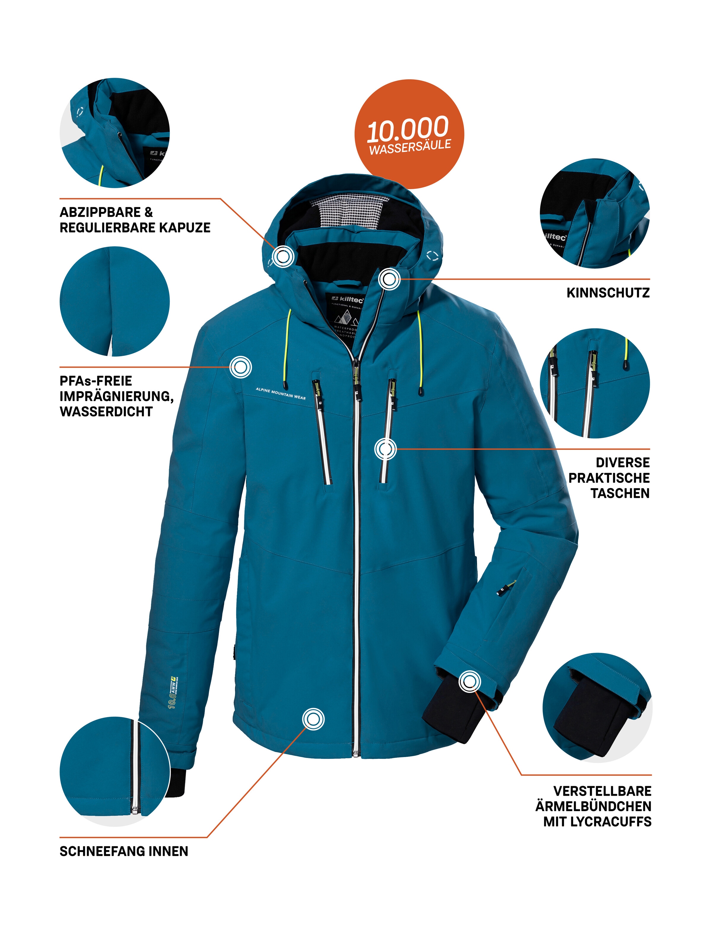 Killtec Skijacke »KSW 44 MN SKI JCKT«