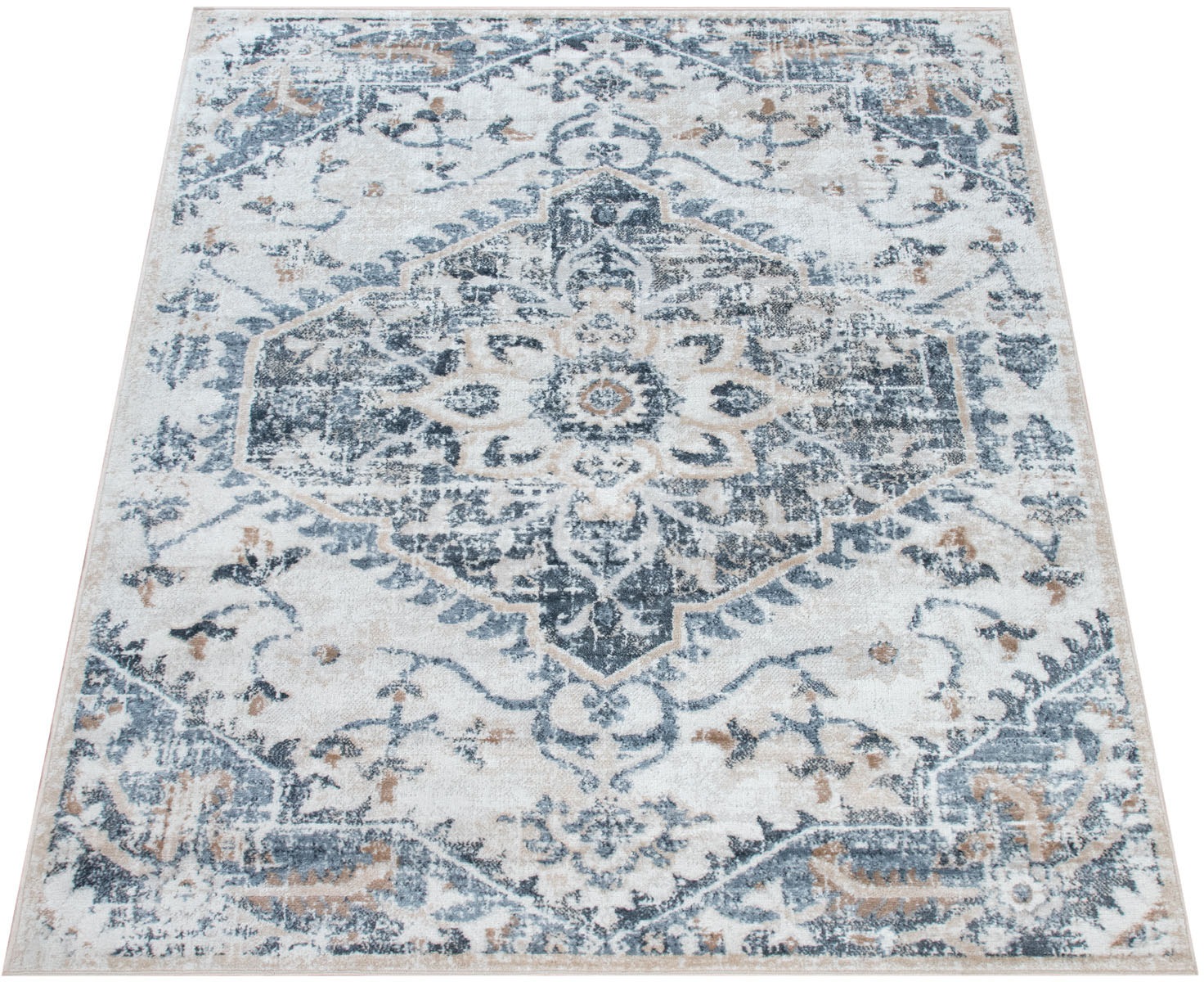 Image of Paco Home Teppich »Tuja 834«, rechteckig, 7 mm Höhe, Kurzflor, Orient-Optik, Vintage Design, Wohnzimmer bei Ackermann Versand Schweiz