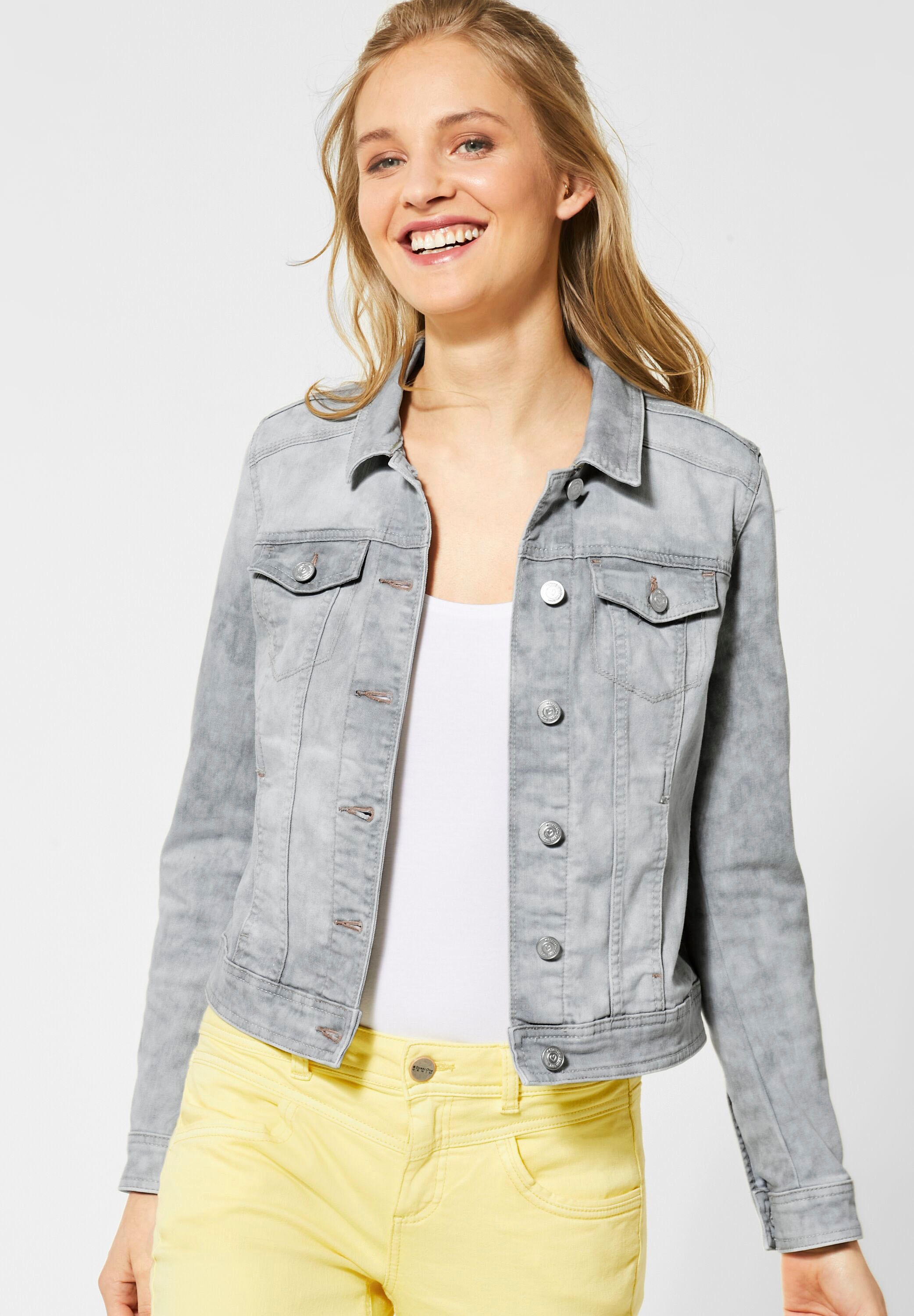 Image of STREET ONE Jeansjacke »Roxana«, aus colored Denim bei Ackermann Versand Schweiz