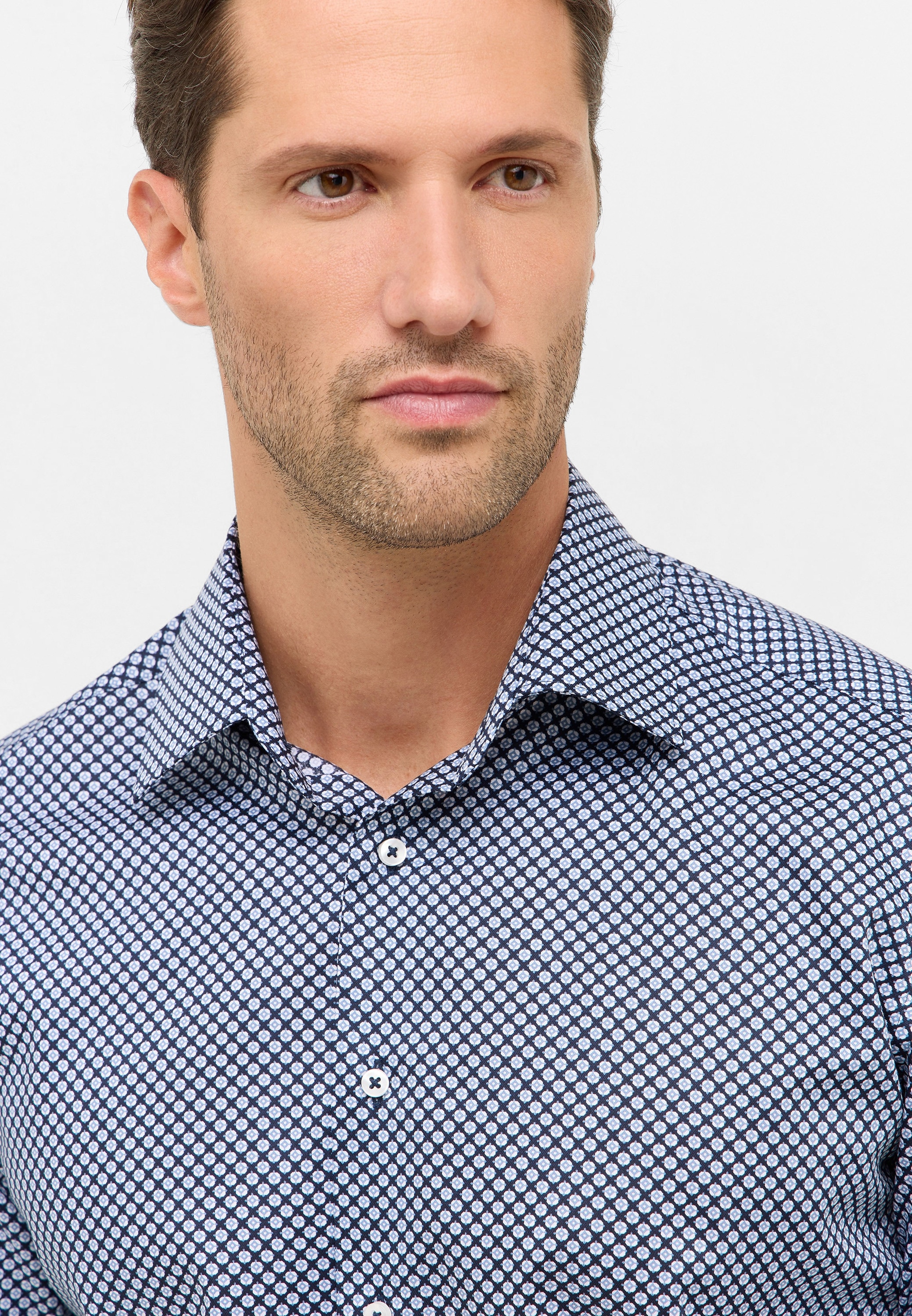 Eterna Langarmhemd »MODERN FIT« NON IRON (bügelfrei)