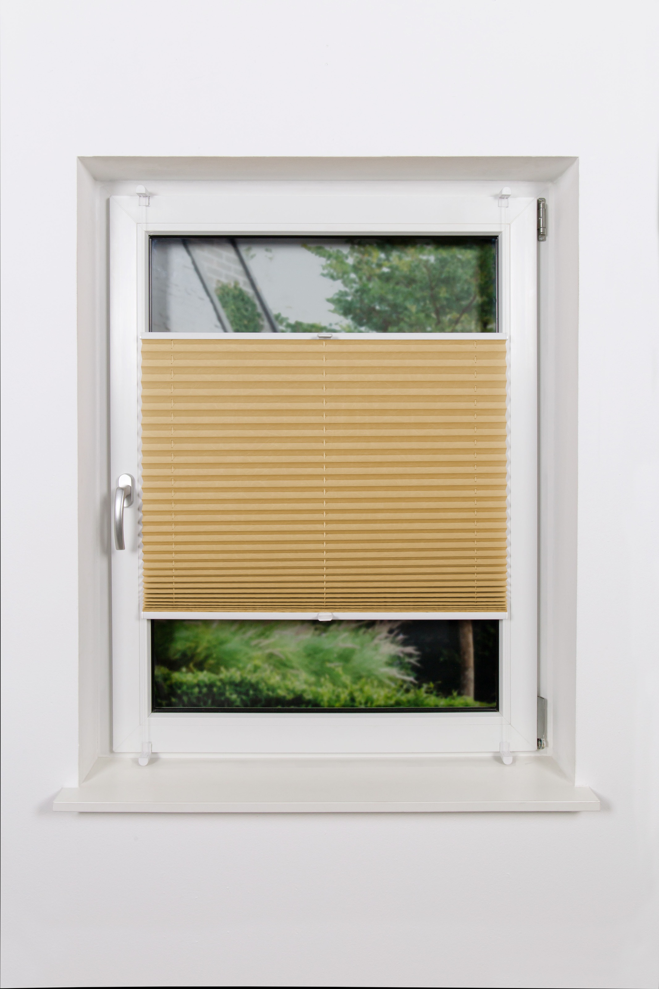 Image of mydeco Plissee nach Mass »Crushed Klemmträger«, blickdicht, ohne Bohren, verspannt bei Ackermann Versand Schweiz