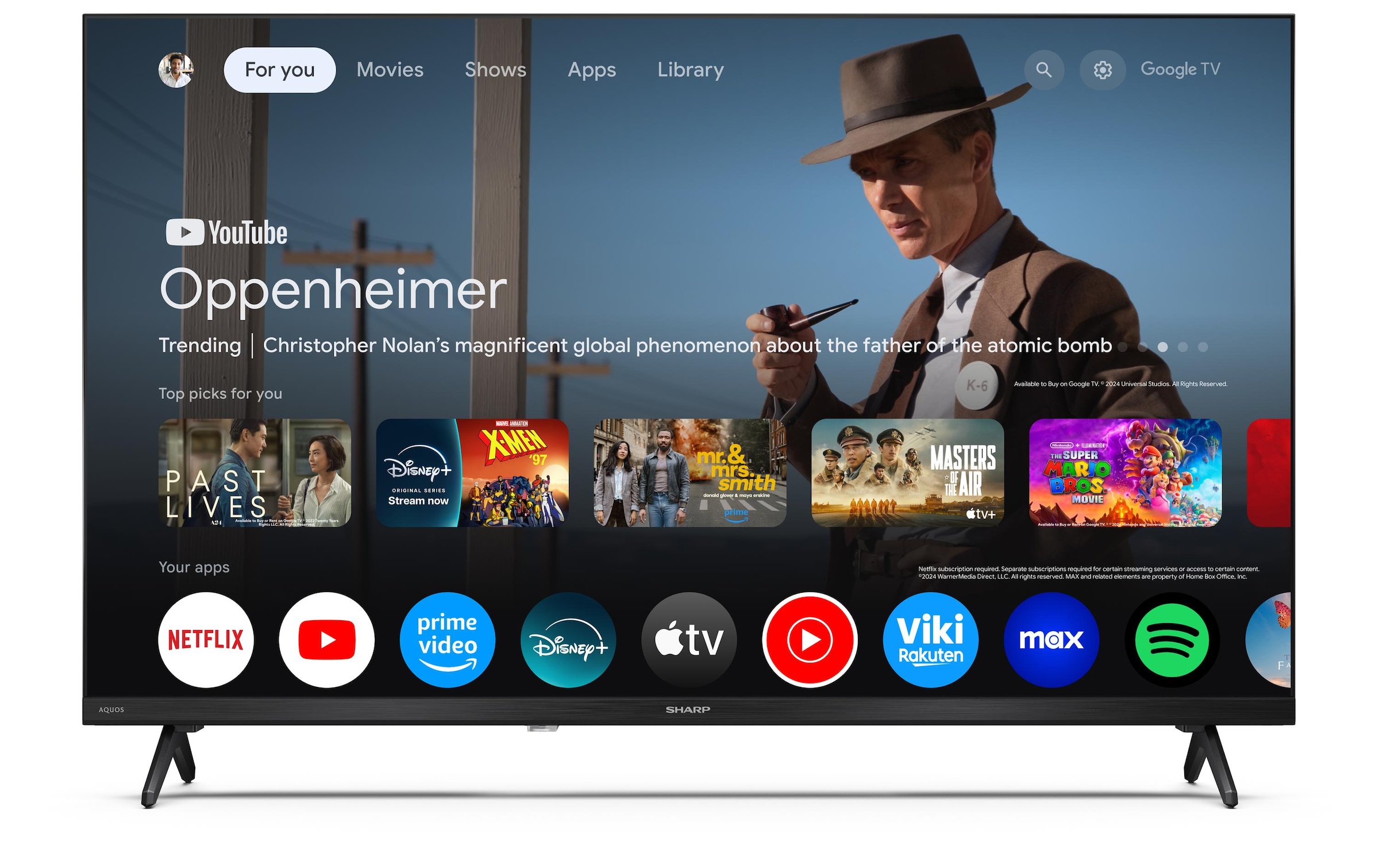 Sharp LED-Fernseher »1T-C32HFx« 80 cm/32 ″ HD ready Smart-TV