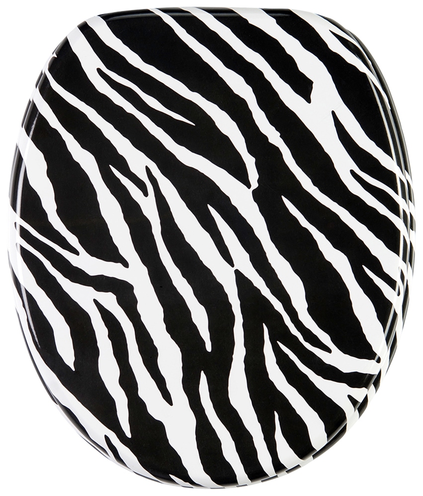 Sanilo WC-Sitz »Zebra Look«, mit Absenkautomatik