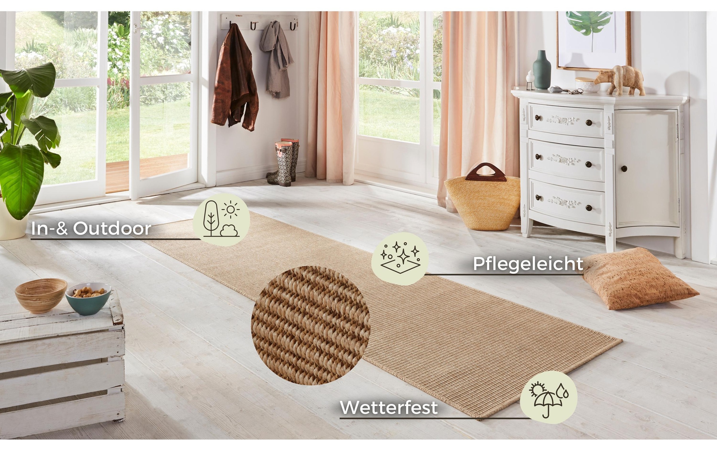 HANSE Home Teppich »Sisal 80 cm x 250 cm«
