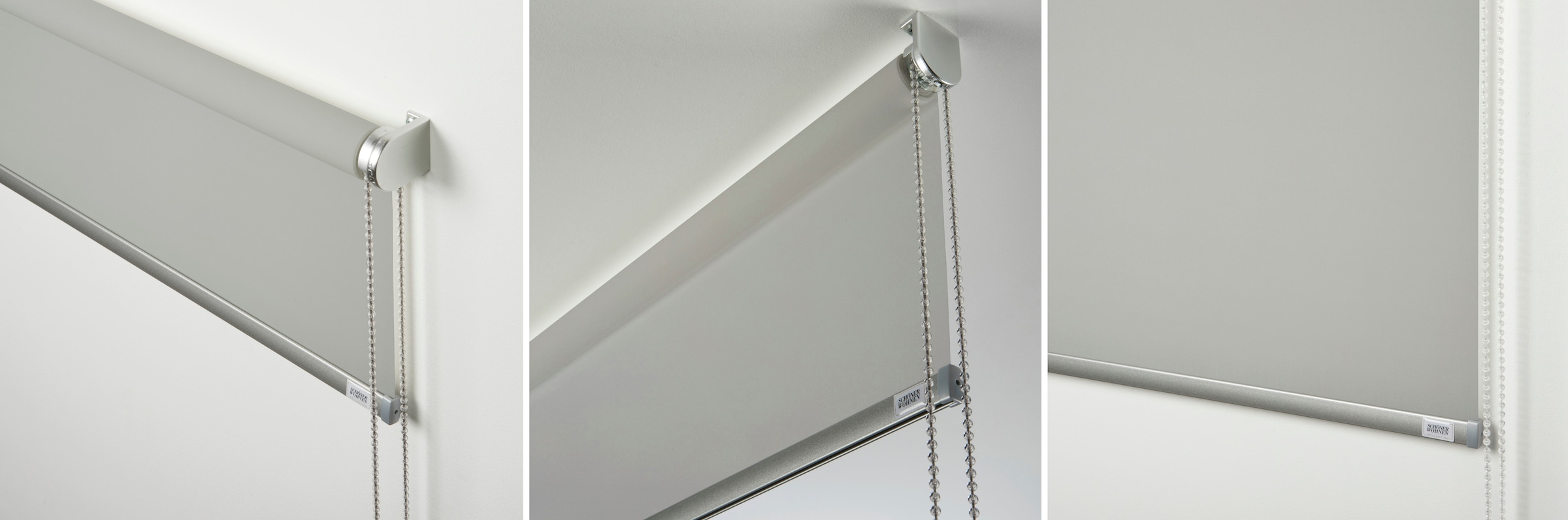SCHÖNER WOHNEN-Kollektion Store à tirage latéral »Tageslichtrollo Tizia« blickdicht protection visuelle Avec perçage / sans perçage suspendu librement geklebt, geklemmt, silberne oder weisse Rollo-Technik