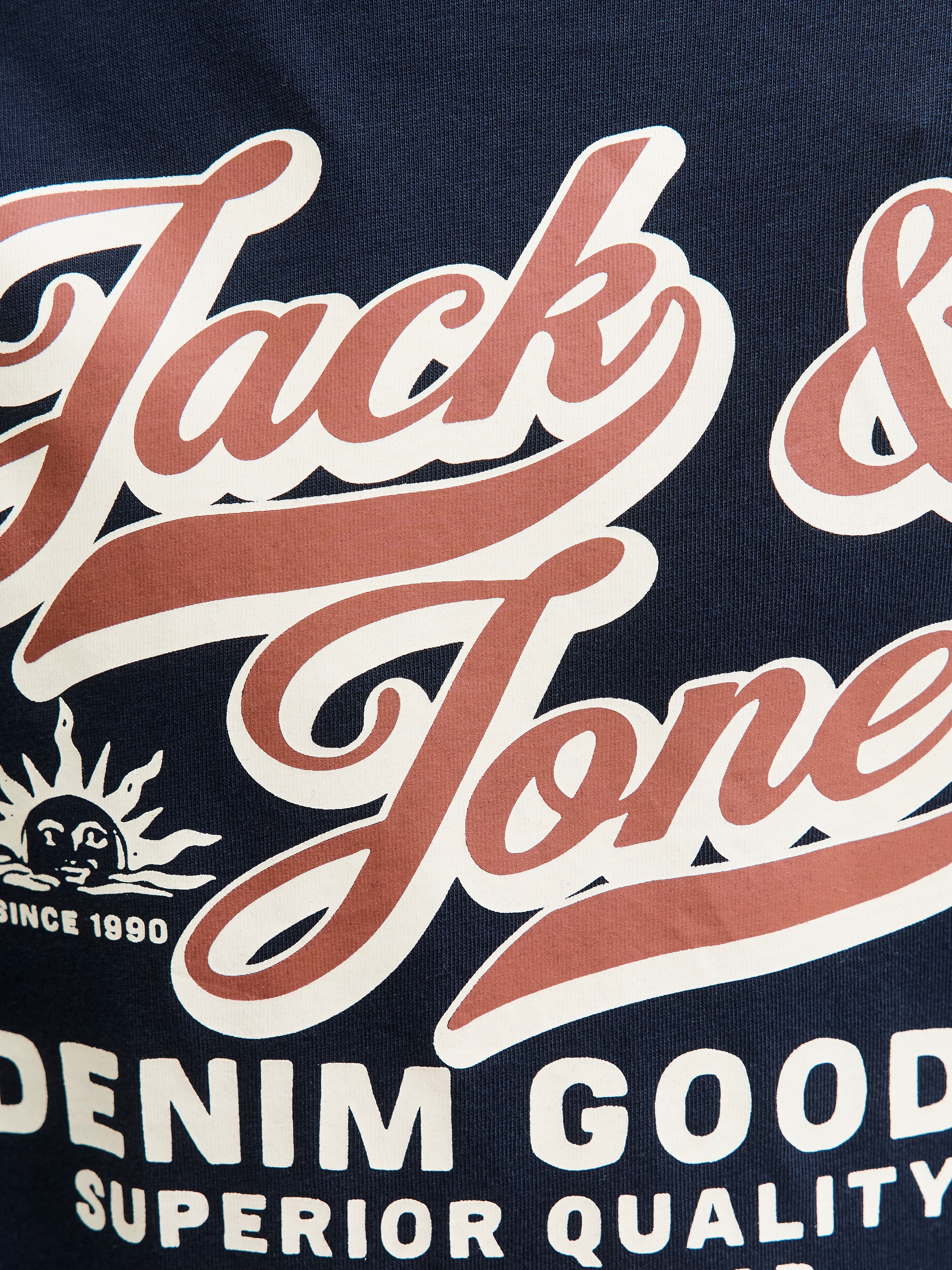 Jack & Jones Junior Langarmshirt »JJELOGO TEE LS O-NEC 2 COL AW25 NOOS JNR«
