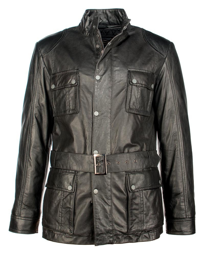 Lederjacke mit angenehmen Komfort »Kennet«