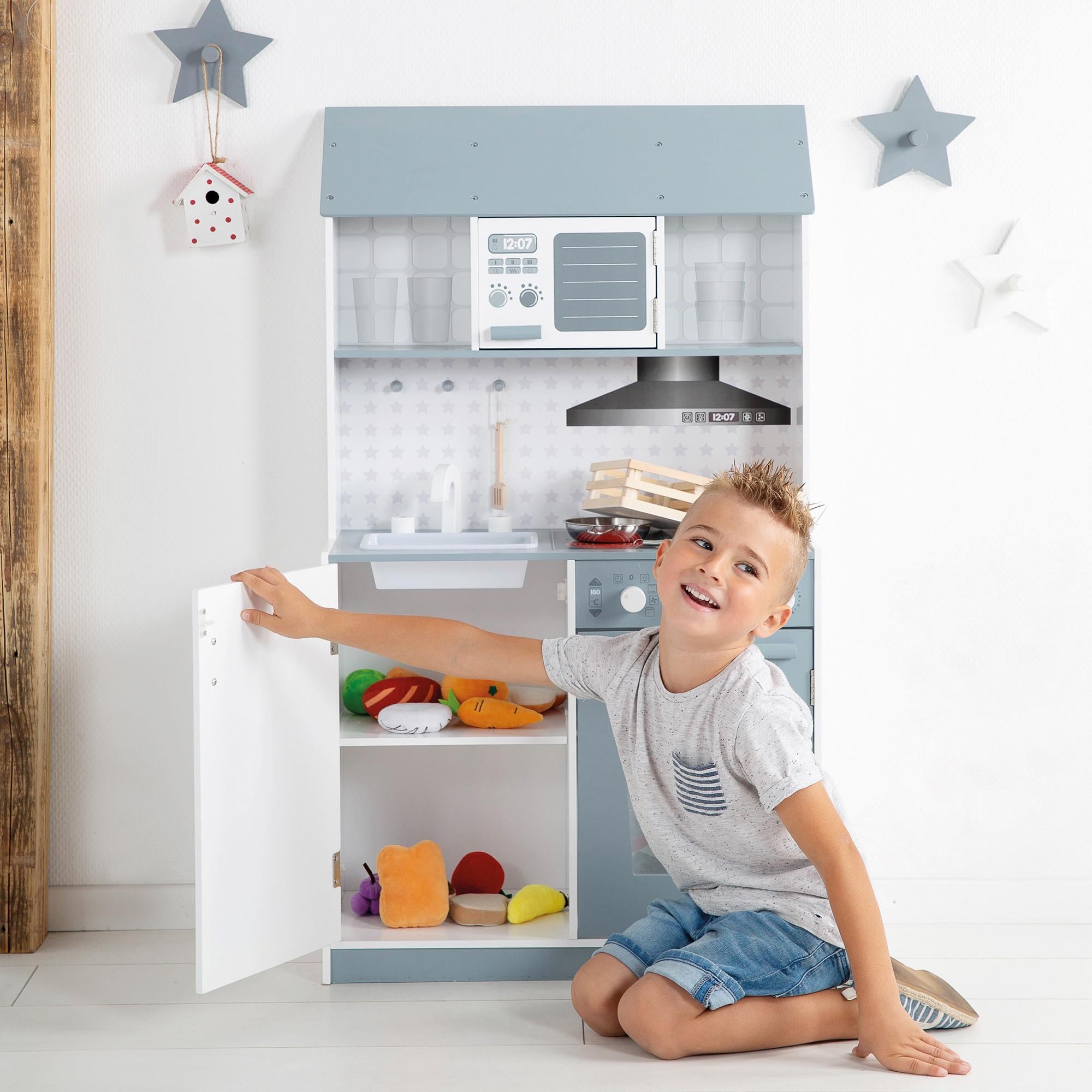 roba® Spielküche »weiss/grau«, aus Holz