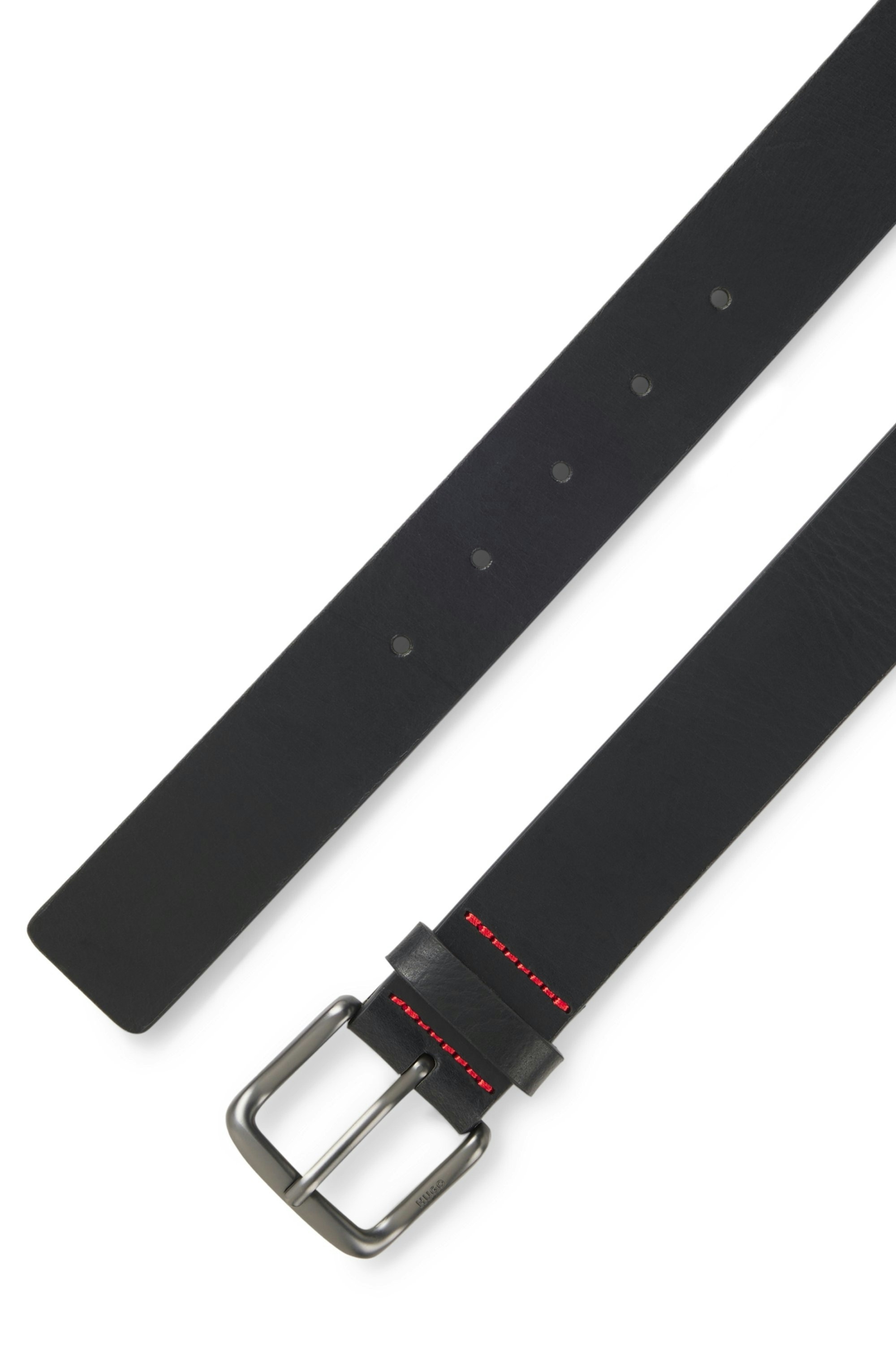 HUGO Ceinture en cuir »Geffrey Sz35« en cuir de buffle, MADE IN ITALY