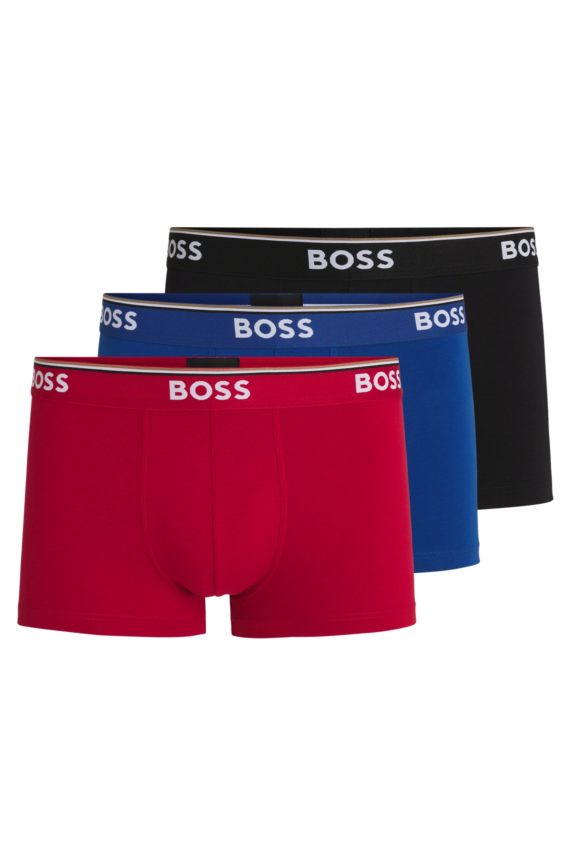 BOSS Boxer »TRUNK 3 PACK« 3 cuis BOSS Schriftzug auf dem Bund