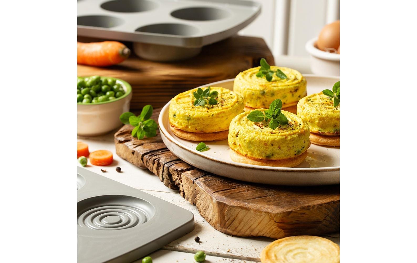   Silikonform »Decora Rund, ø 6,7 x 2,3 cm«