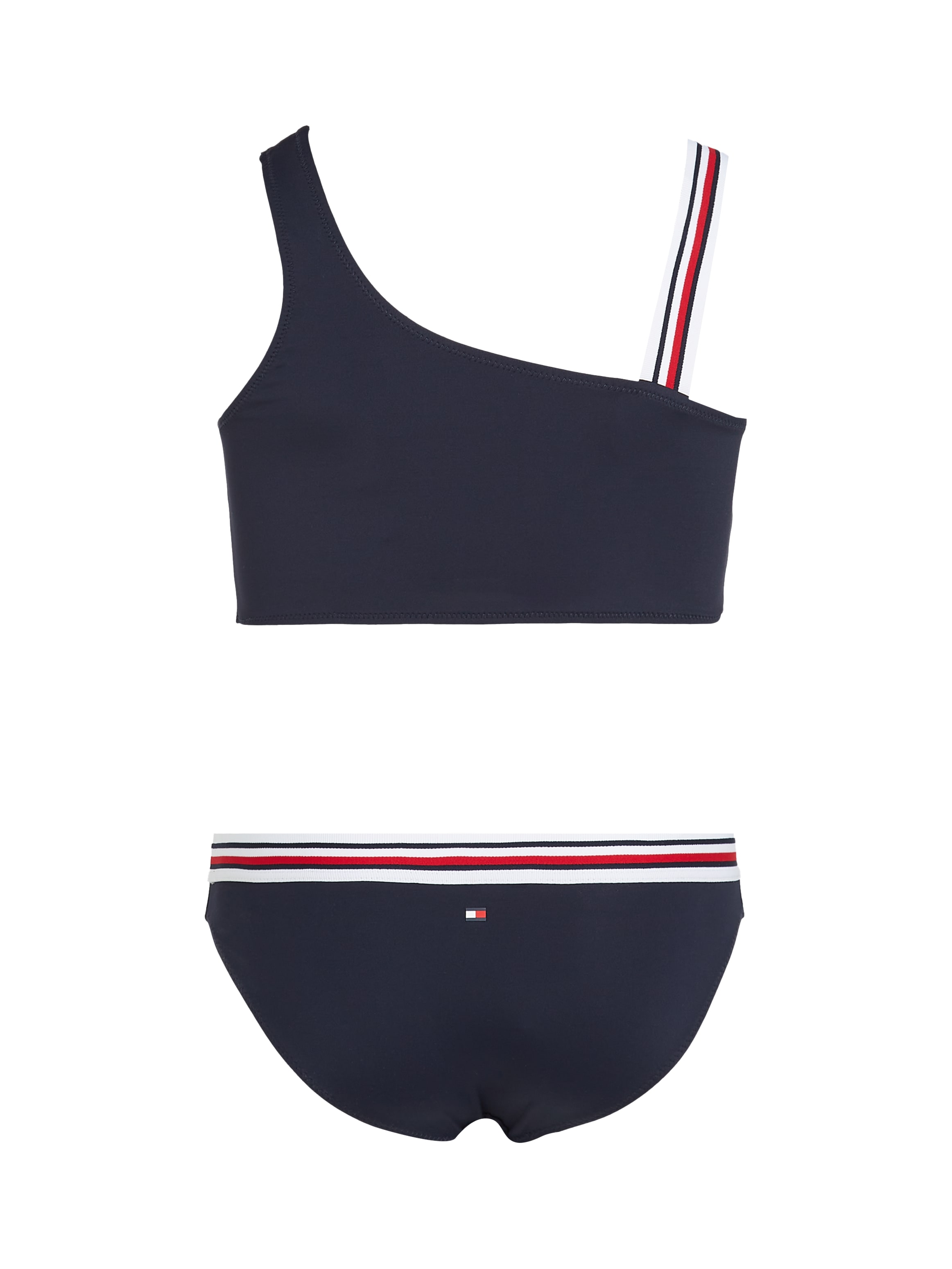 Tommy Hilfiger Swimwear Bandeau-Bikini »ONE SHOULDER BIKINI SET«, (Set, 2er), im One-Shoulder-Design