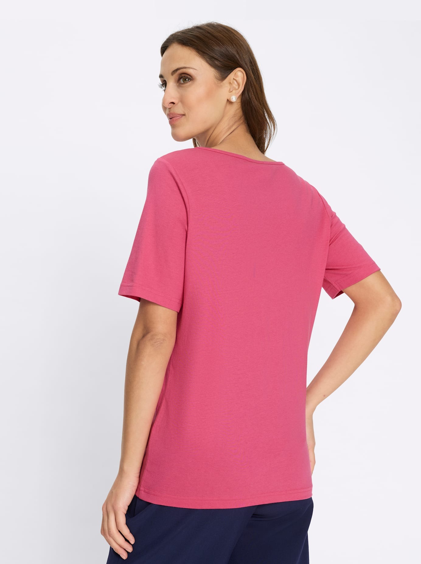 Lady Kurzarmshirt »Spitzen-Shirt« 1 tlg.