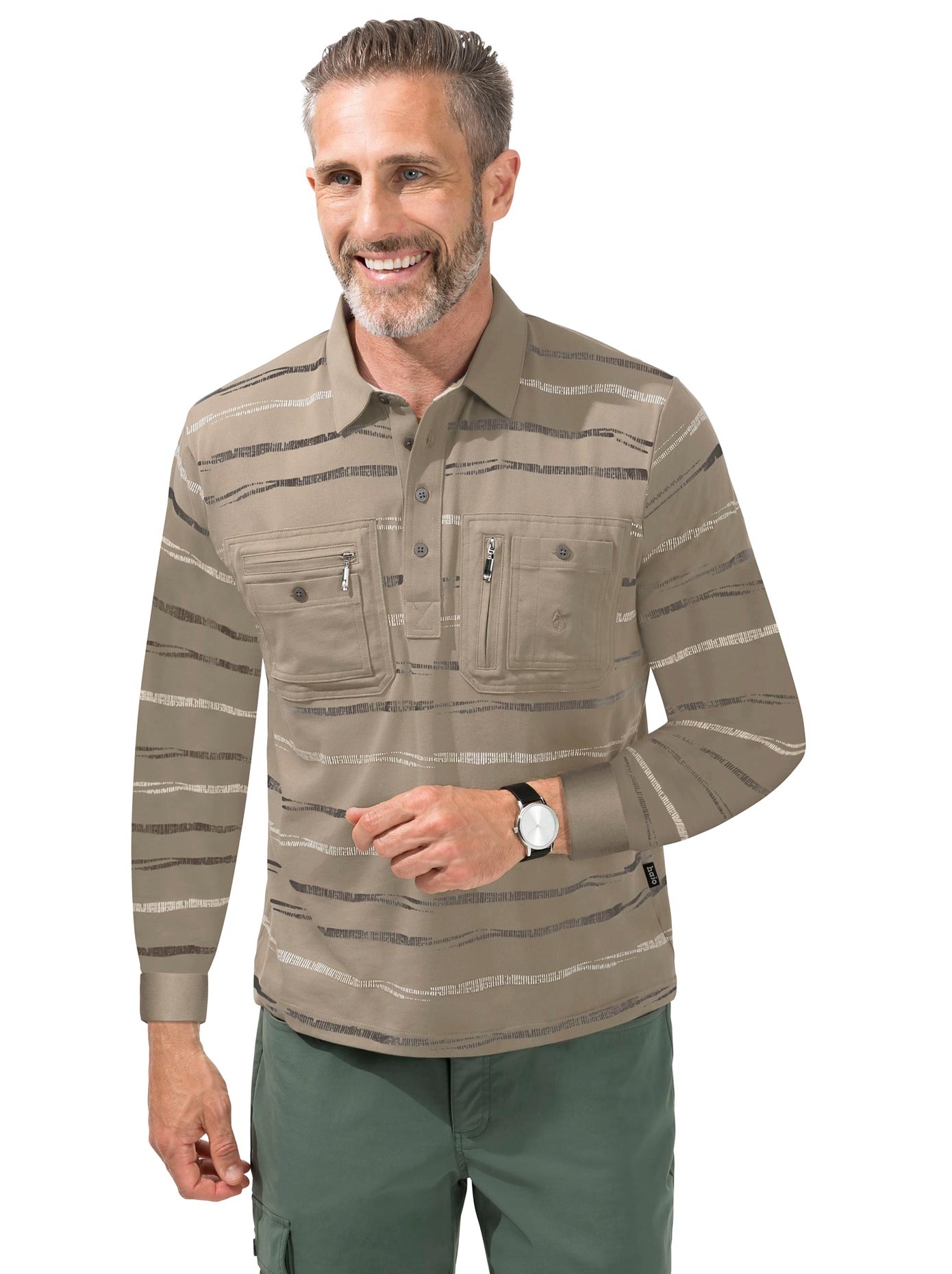 Image of Hajo Langarm-Poloshirt bei Ackermann Versand Schweiz