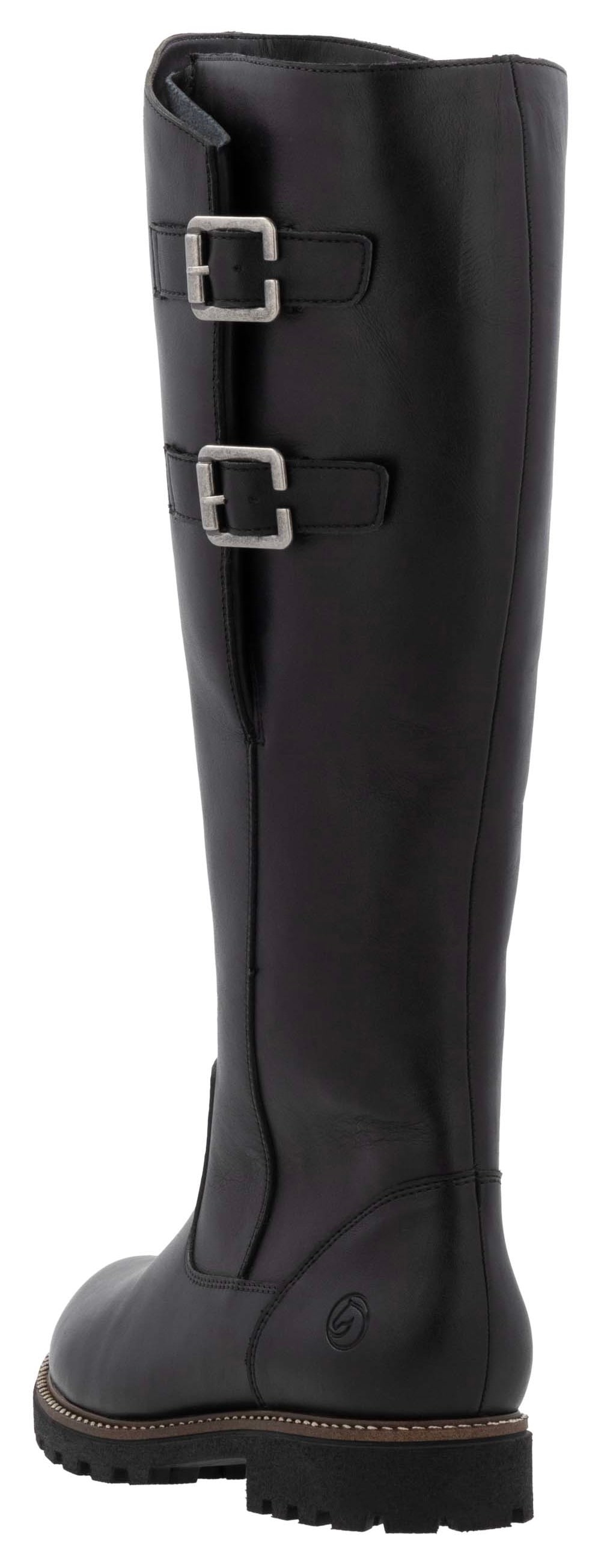 Remonte Winterstiefel, Blockabsatz, Stiefel, Langschaftstiefel mit Innenreissverschluss