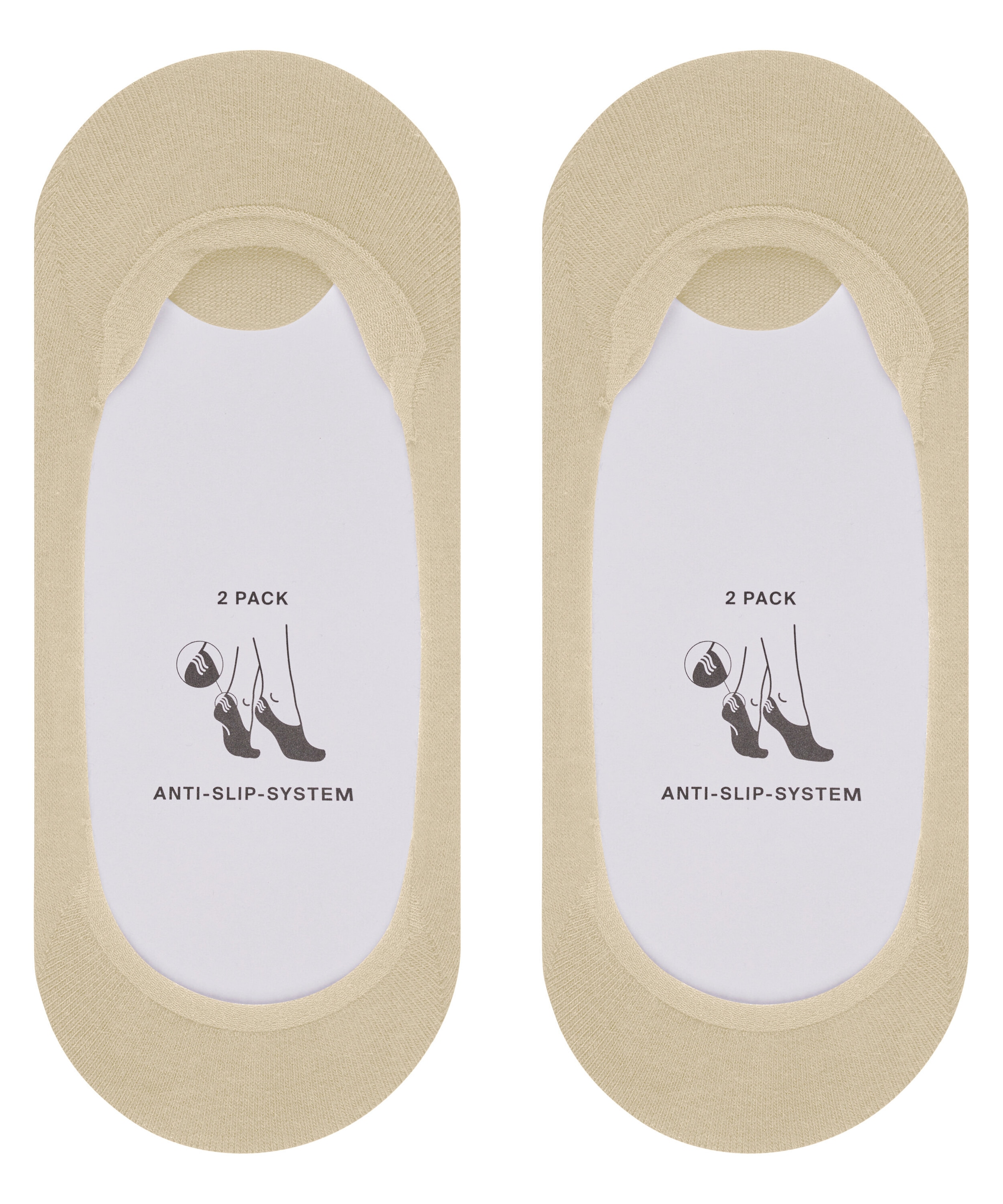 Esprit Füsslinge »Solid Low« 2 Paar,  elegant, verstärkt und aus weicher Baumwolle, dünn, Anti-Slip