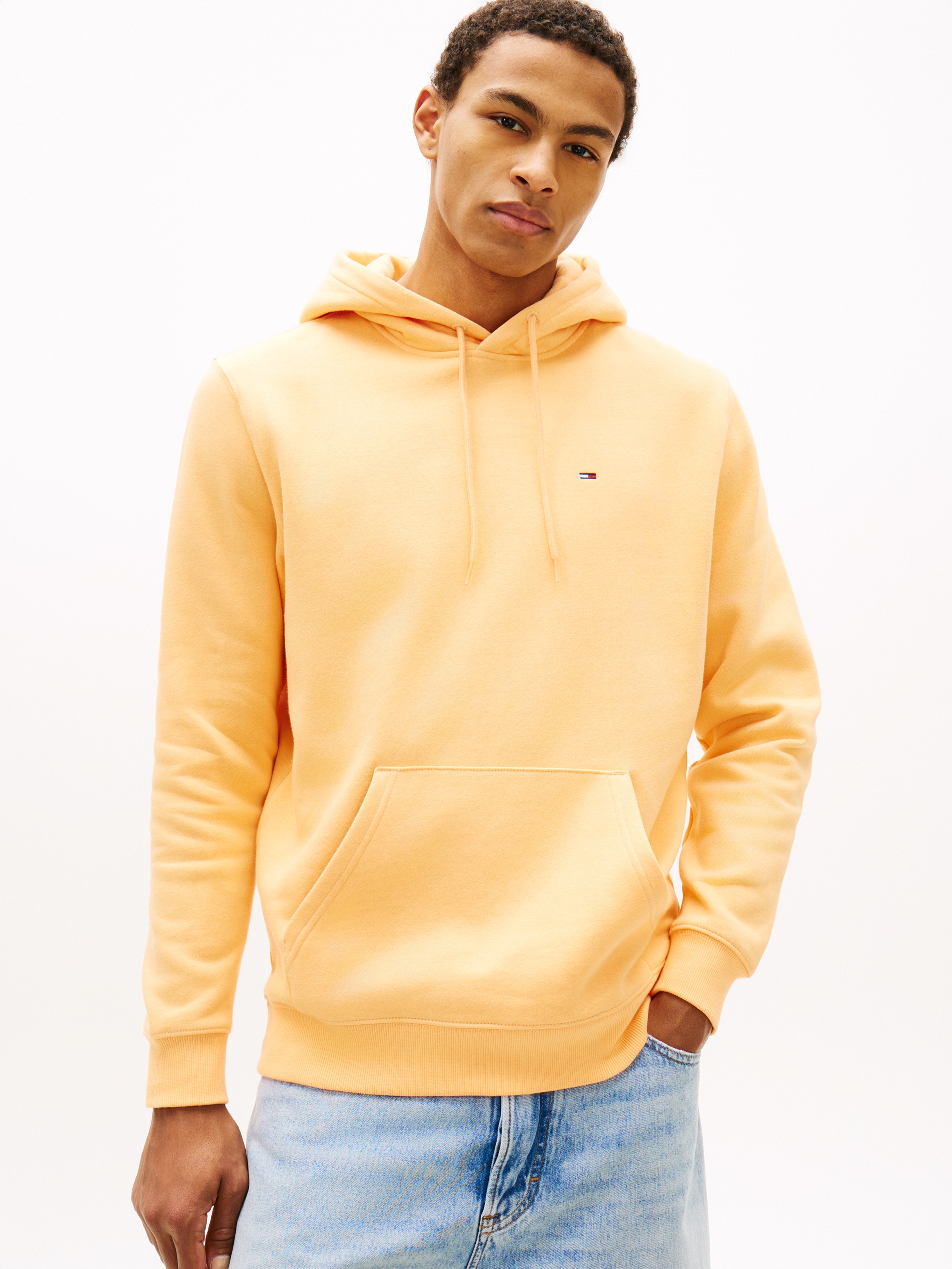 Image of Tommy Jeans Hoodie "TJM REGULAR FLAG", mit bestickten Markenlogo auf Brusthöhe