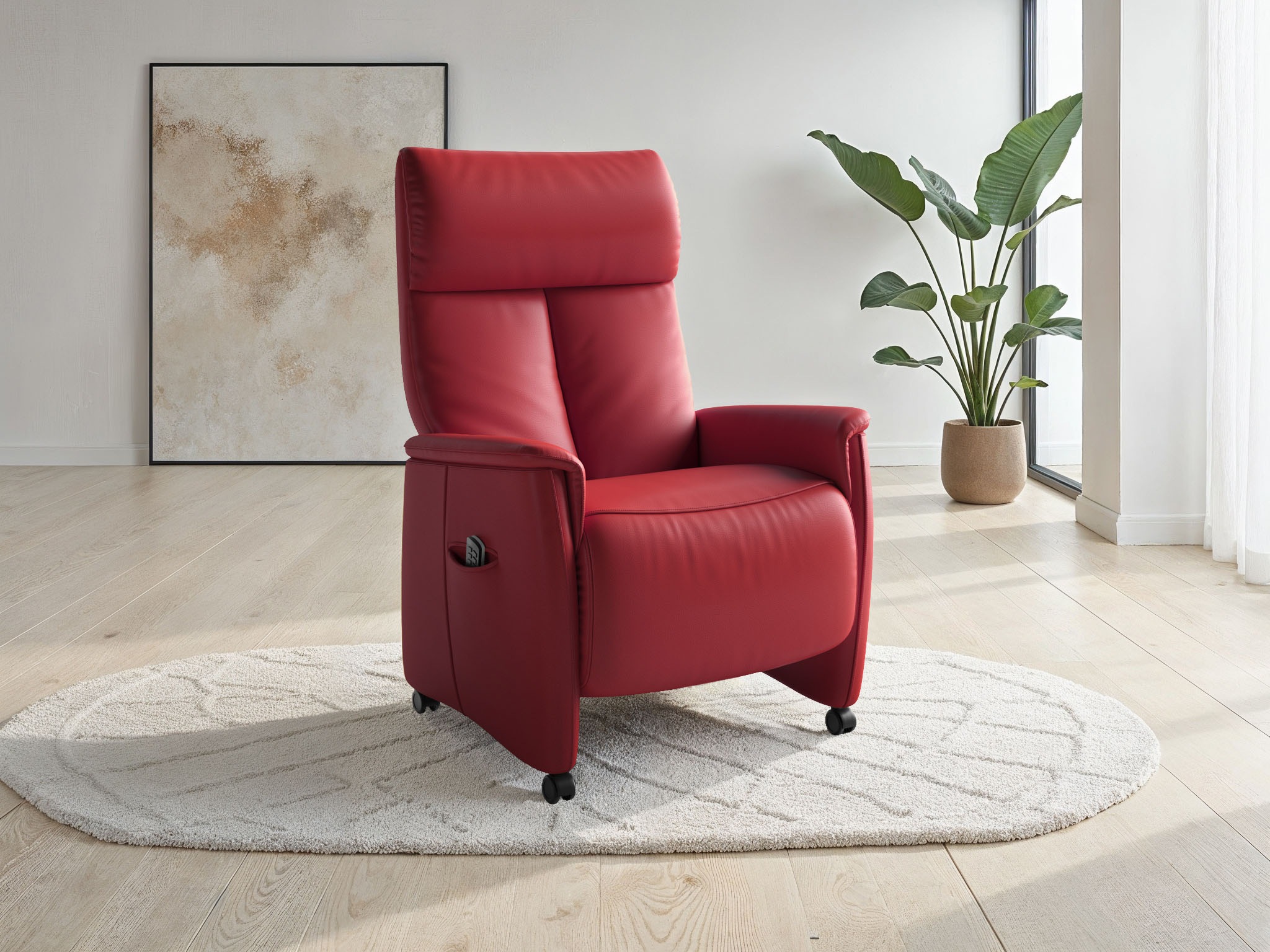 sit&more TV-Sessel "Cremona Comfort" wahlweise manuell oder elektrischer Funktion mit Akku