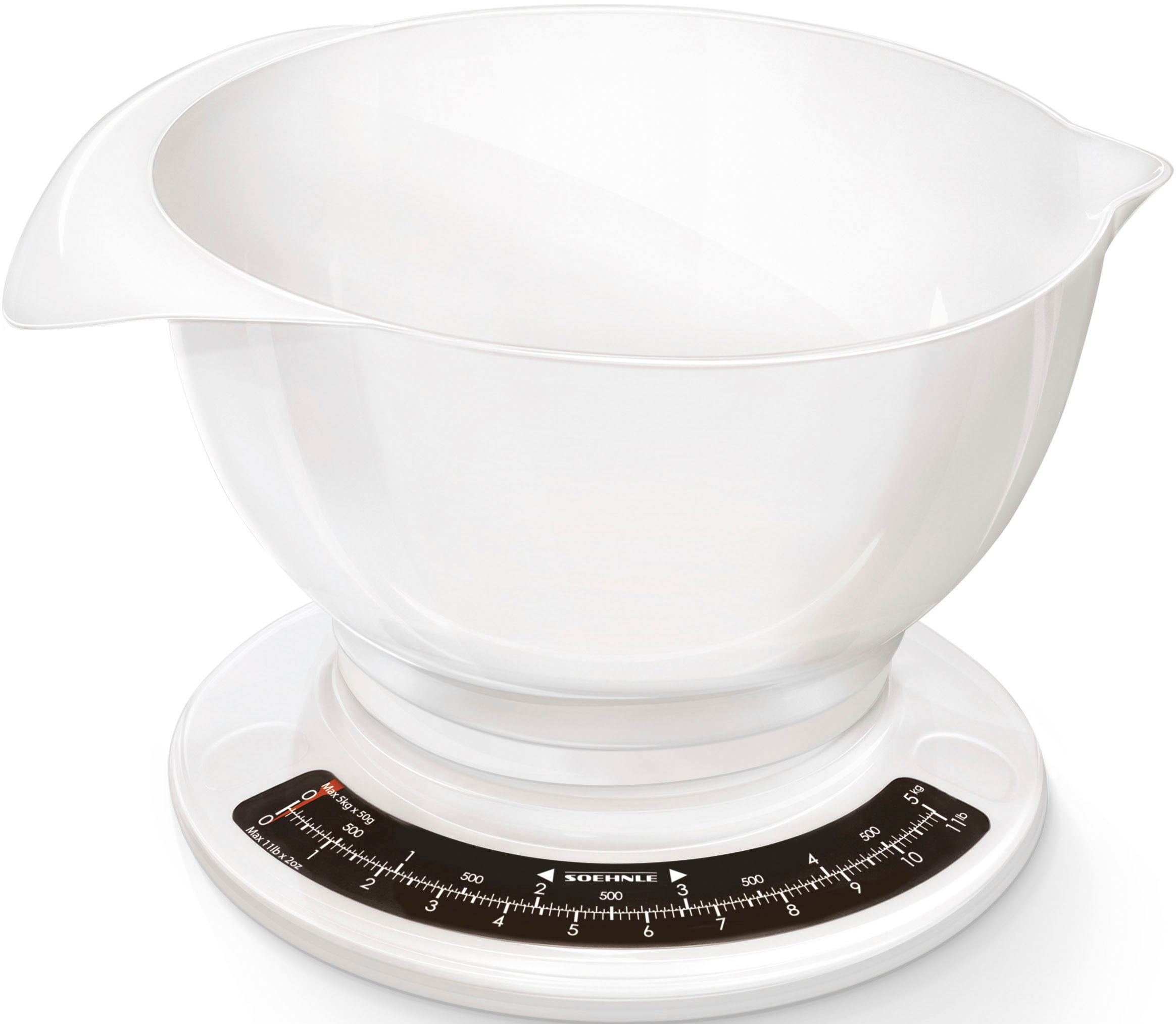 Image of Soehnle Küchenwaage "Culina Pro" mit grosser Rührschüssel