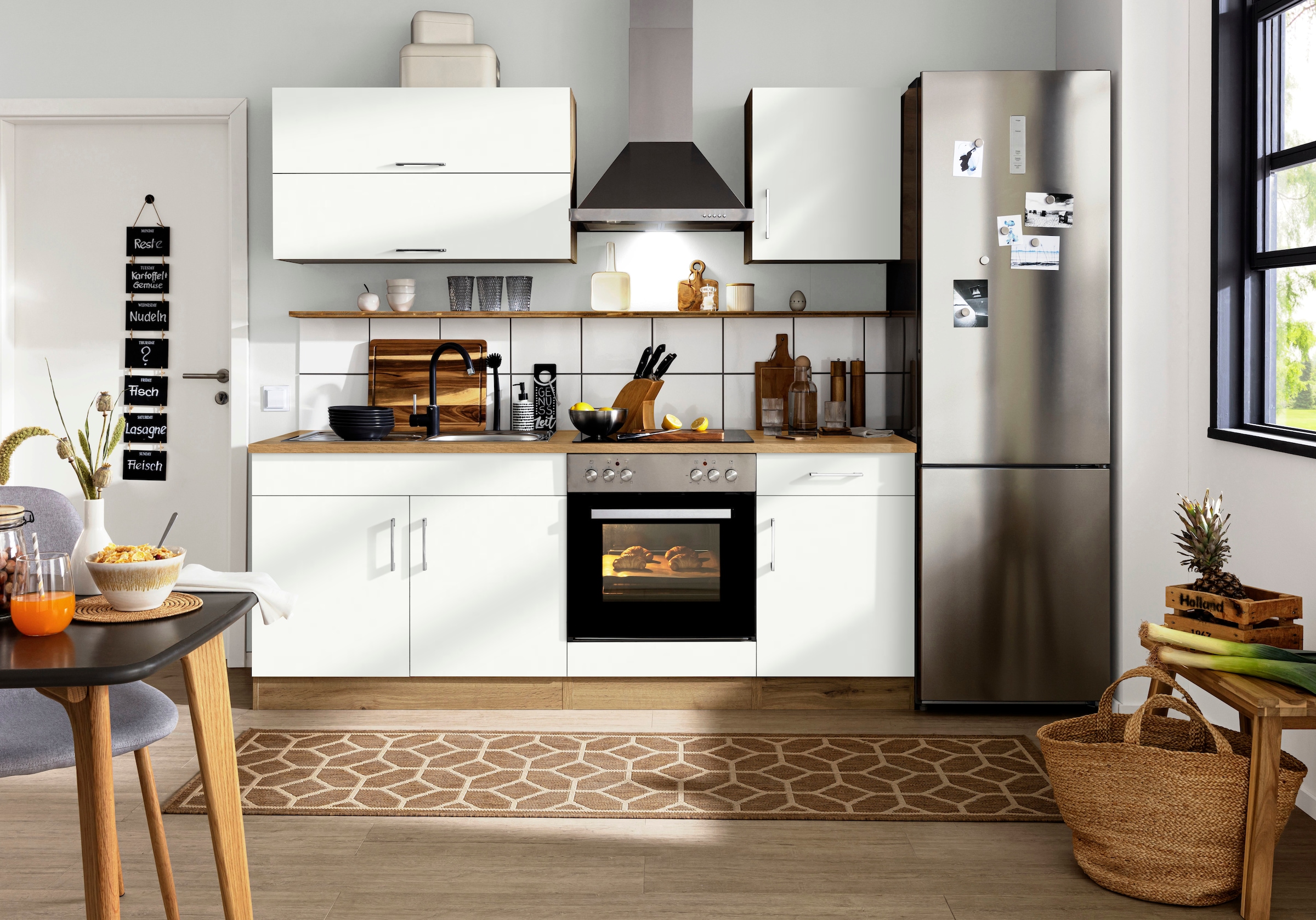 KOCHSTATION Armoire suspendue »KS-Colmar« 50 cm, avec poignée en métal