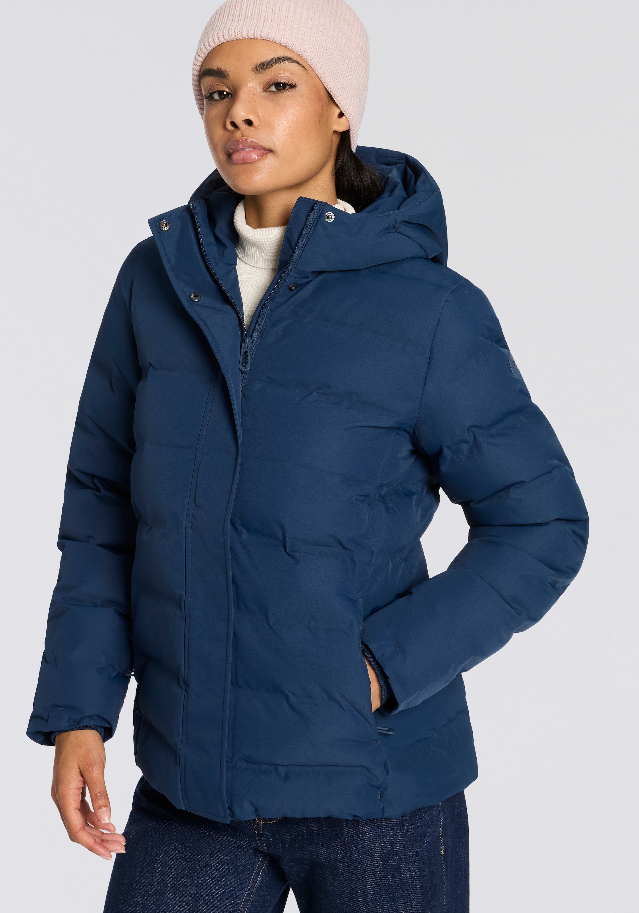CMP Veste matelassée »WOMAN JACKET FIX HOOD« mit Kapuze mit fester Kapuze, wärmend, winddicht, wasserabweisend, Übergangsjacke