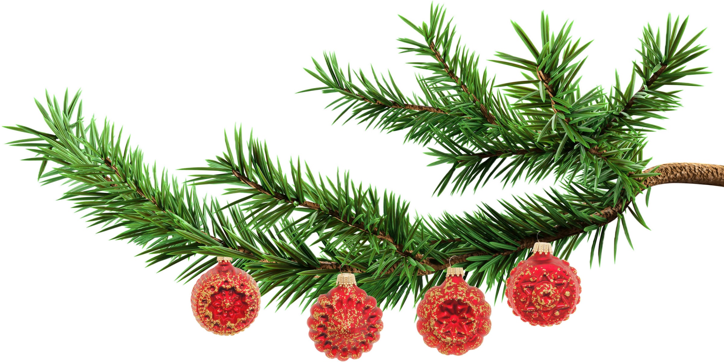 Krebs Glas Lauscha Christbaumschmuck »Glaskugelformen, Breite ca. 5 cm« Weihnachtsdeko rot, Christbaumkugeln aus Glas, Weihnachtsbaumkugel