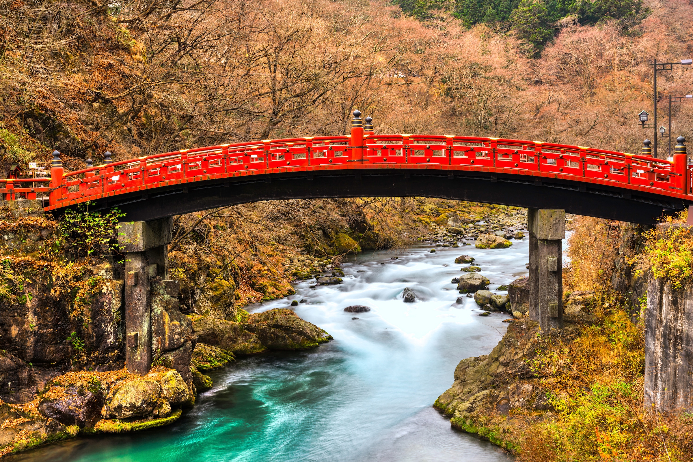 Papermoon Fototapete »Nikko Sacred Shinkyo Bridge«