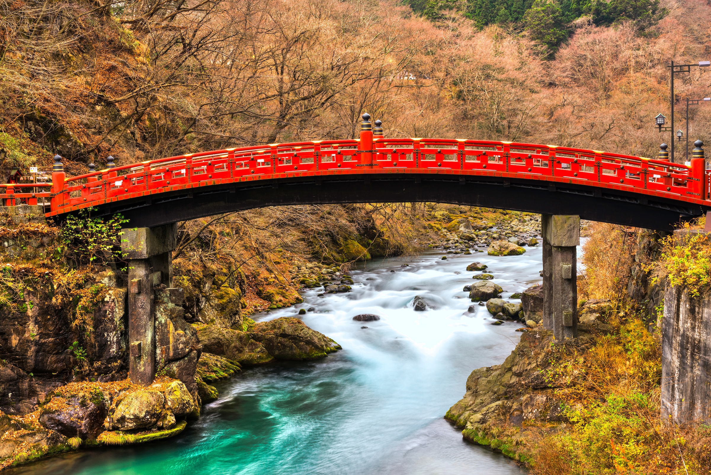 Papermoon Fototapete "Nikko Sacred Shinkyo Bridge" glatt
