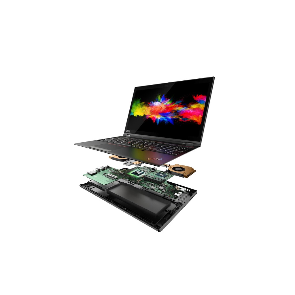 Lenovo Notebook »ThinkPad P53«, 39,62 cm, / 15,6 Zoll, Intel, Core i7, 16 GB HDD, 512 GB SSD