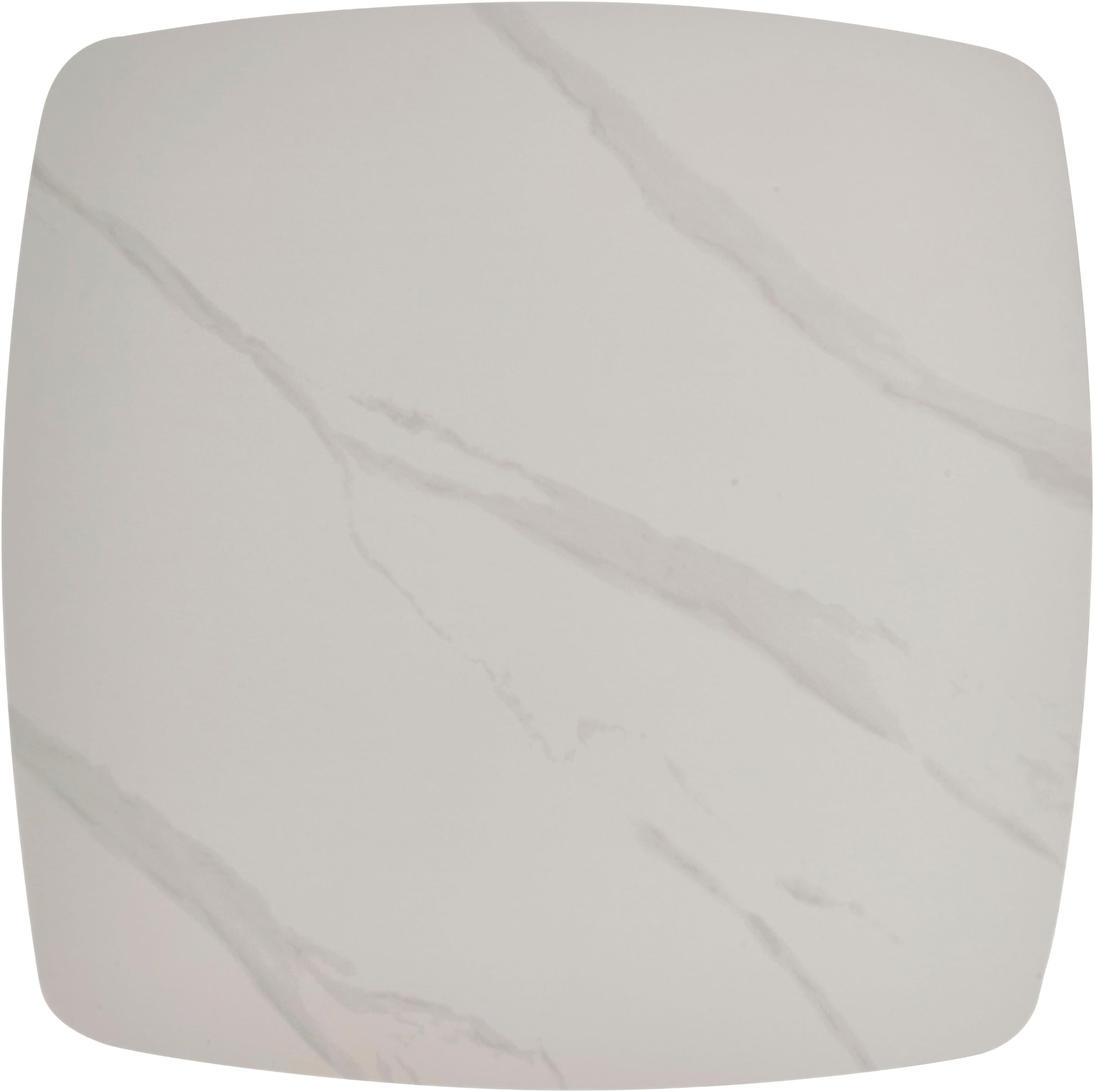 GOODproduct Esstisch »Nora« 1 Stk. tlg. organisch-quadratischer Tisch 90x90cm in Sinterstein-Keramikoptik