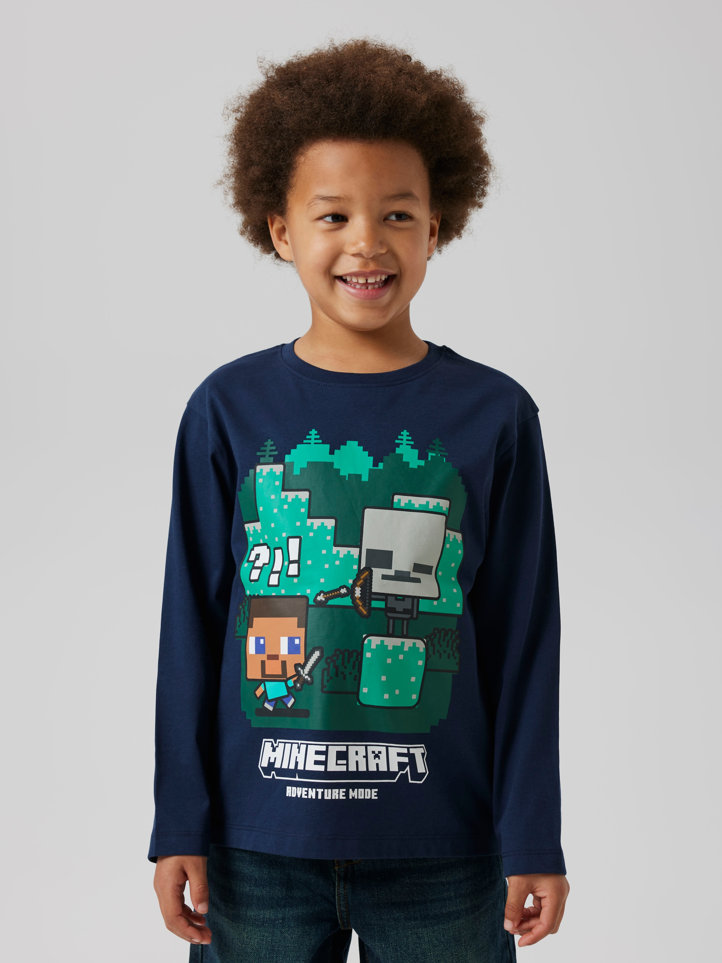 Image of Name It Langarmshirt "NKMAC MINECRAFT LS NREG TOP BOX NOOS BFU"