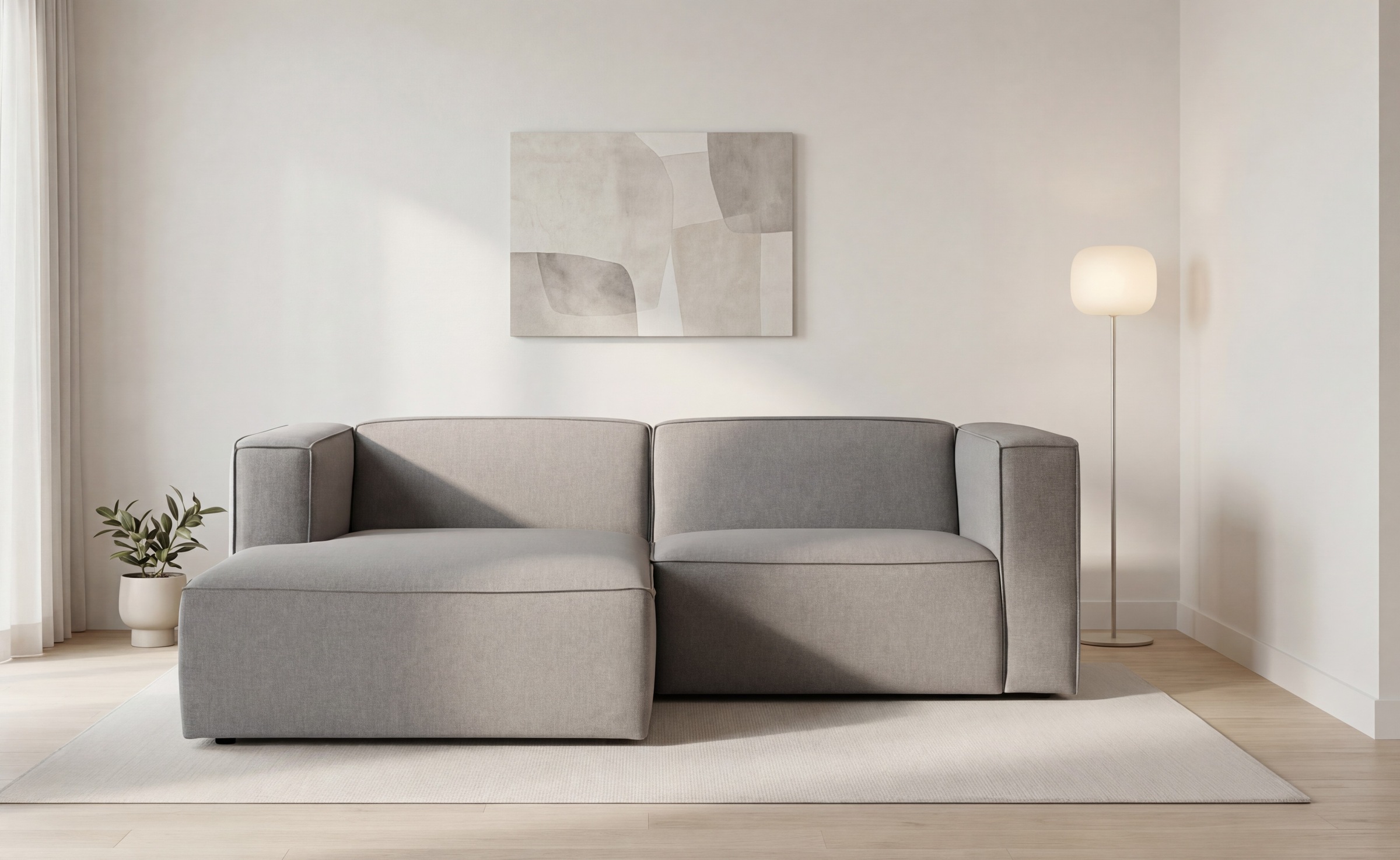 Image of GOODproduct Ecksofa "Dalby, L-Form," extra tiefe Sitzfläche, mit Kedernaht, angenehmer Sitzkomfort