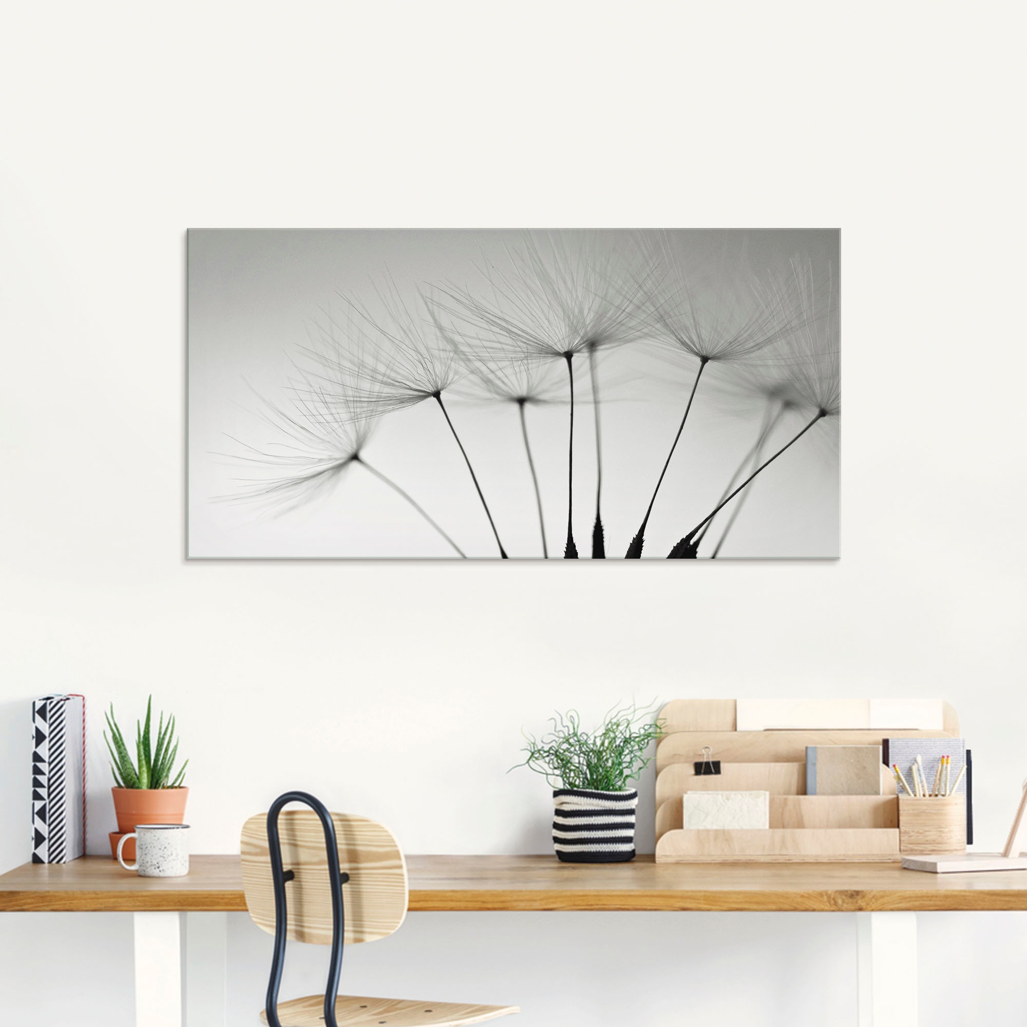 Artland Tableau en verre »Pusteblumen-Samen I« 1 cuis tlg. in verschiedenen Grössen