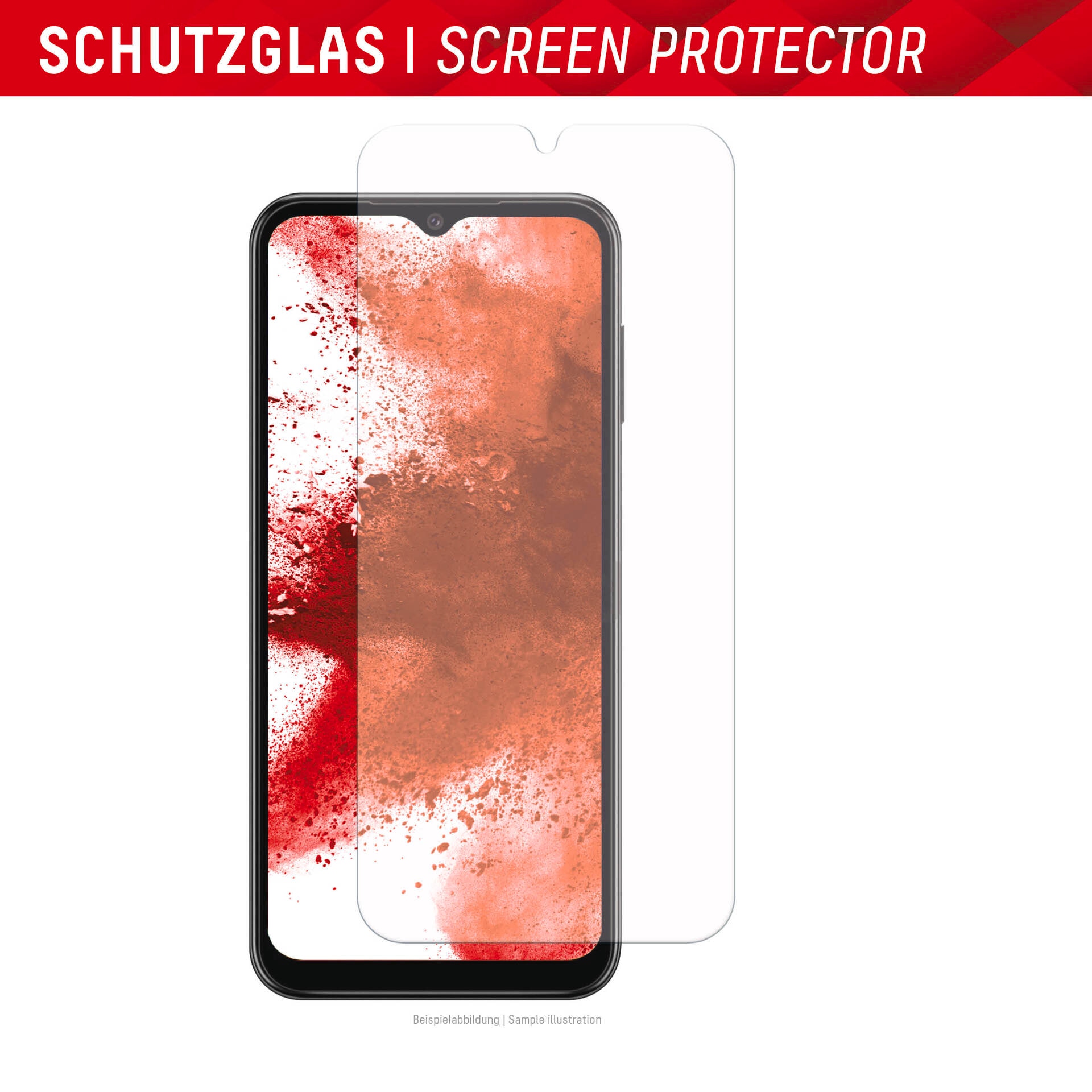 Displex Displayschutzglas »Real Glass« für Samsung Galaxy A15;Samsung Galaxy A15 5G Displayschutzfolie Displayschutz kratzer-resistent 10H splitterfest