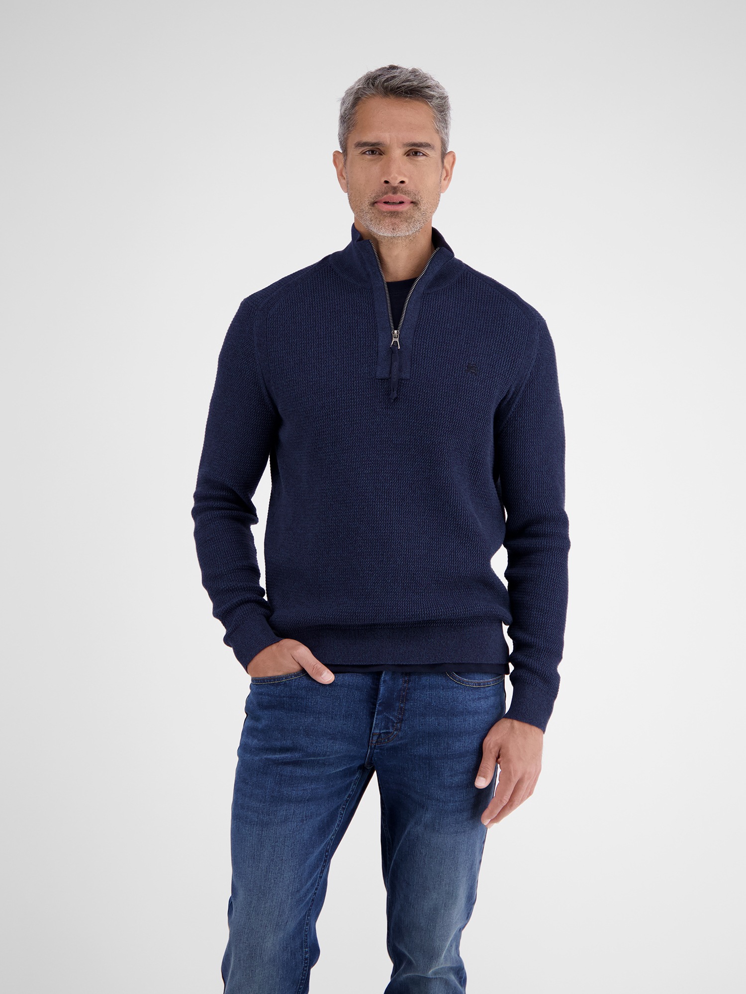 Image of LERROS Troyer "Herren Stricktroyer in Melange-Optik"
