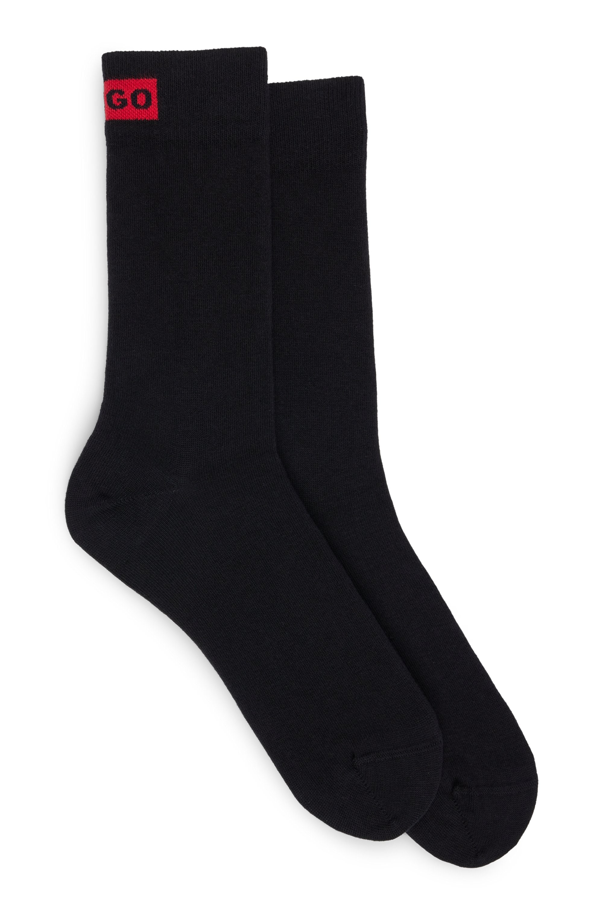 Image of HUGO Underwear Businesssocken "2P RS LABEL CC W" Packung, 2er, 2 Paar tlg. mit eingesticktem Markenlabel