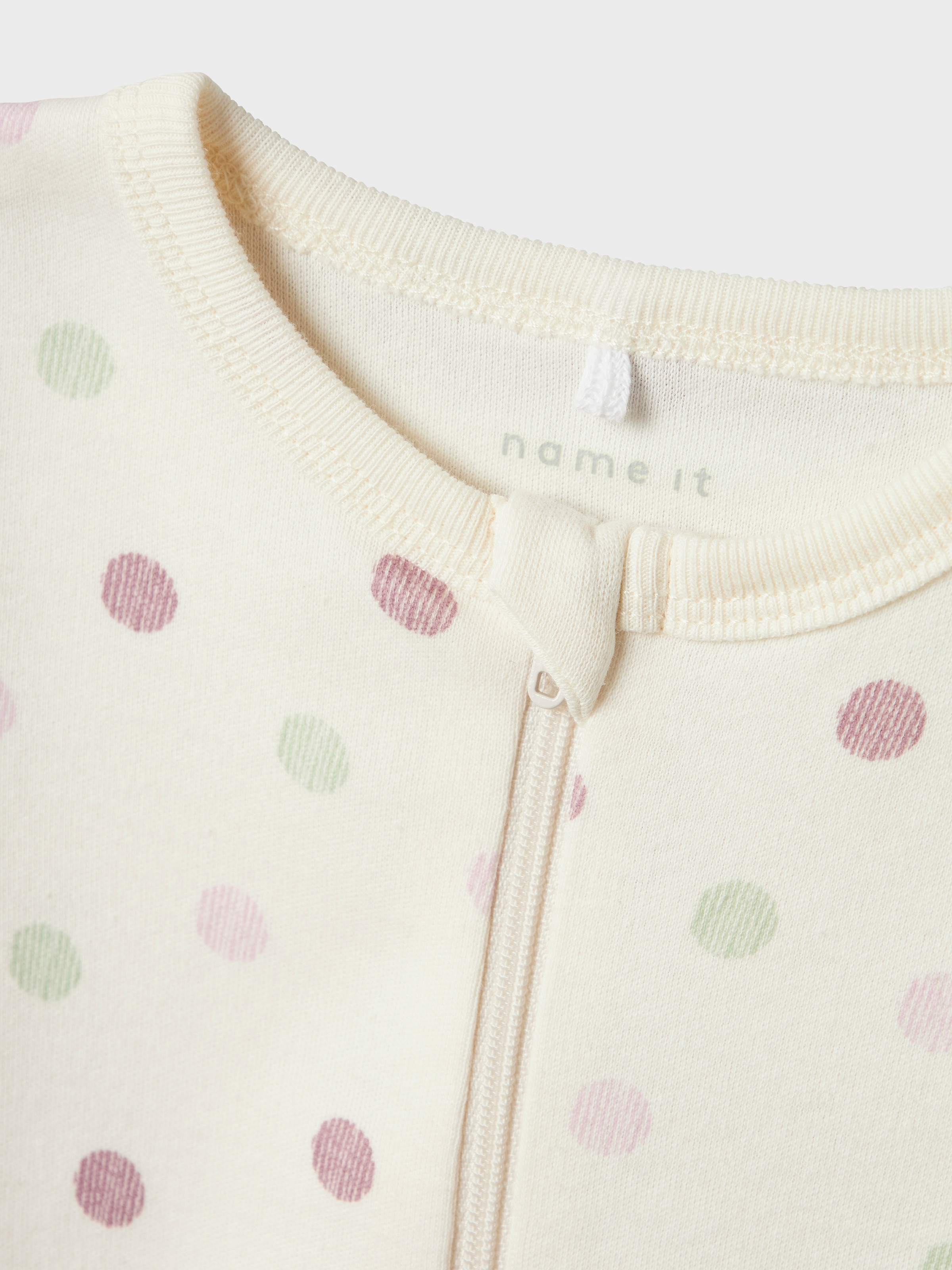Name It Pyjama »NBFNIGHTSUIT 2P ZIP FF JET DOT NOOS« Paquet, 2 pièces