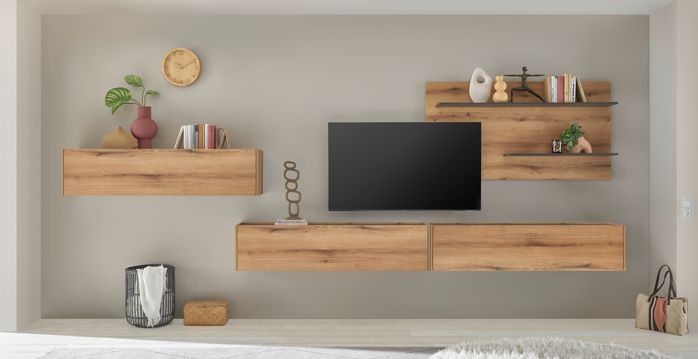 INOSIGN Wohnwand »City/Giron«, (Set, 4 St.)