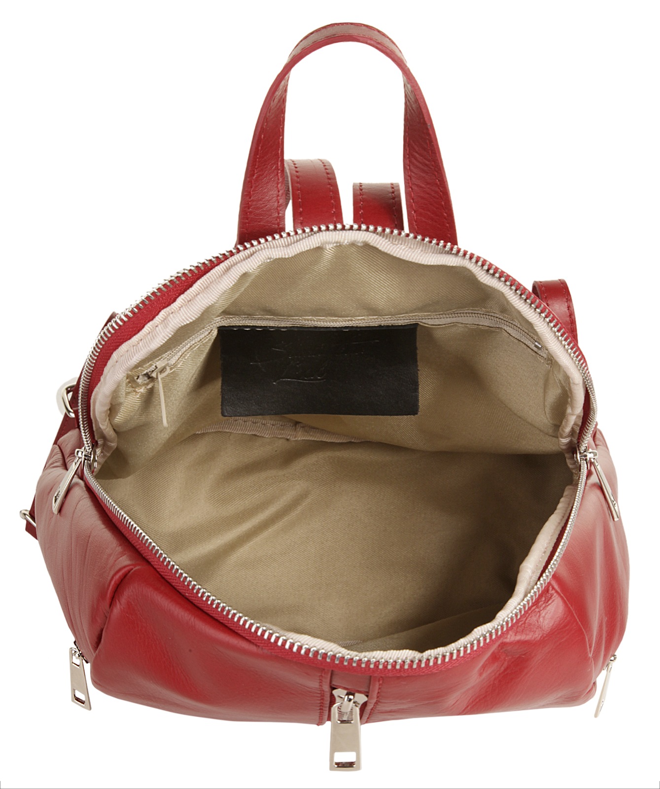 Samantha Look Cityrucksack, echt Leder, Made in Italy